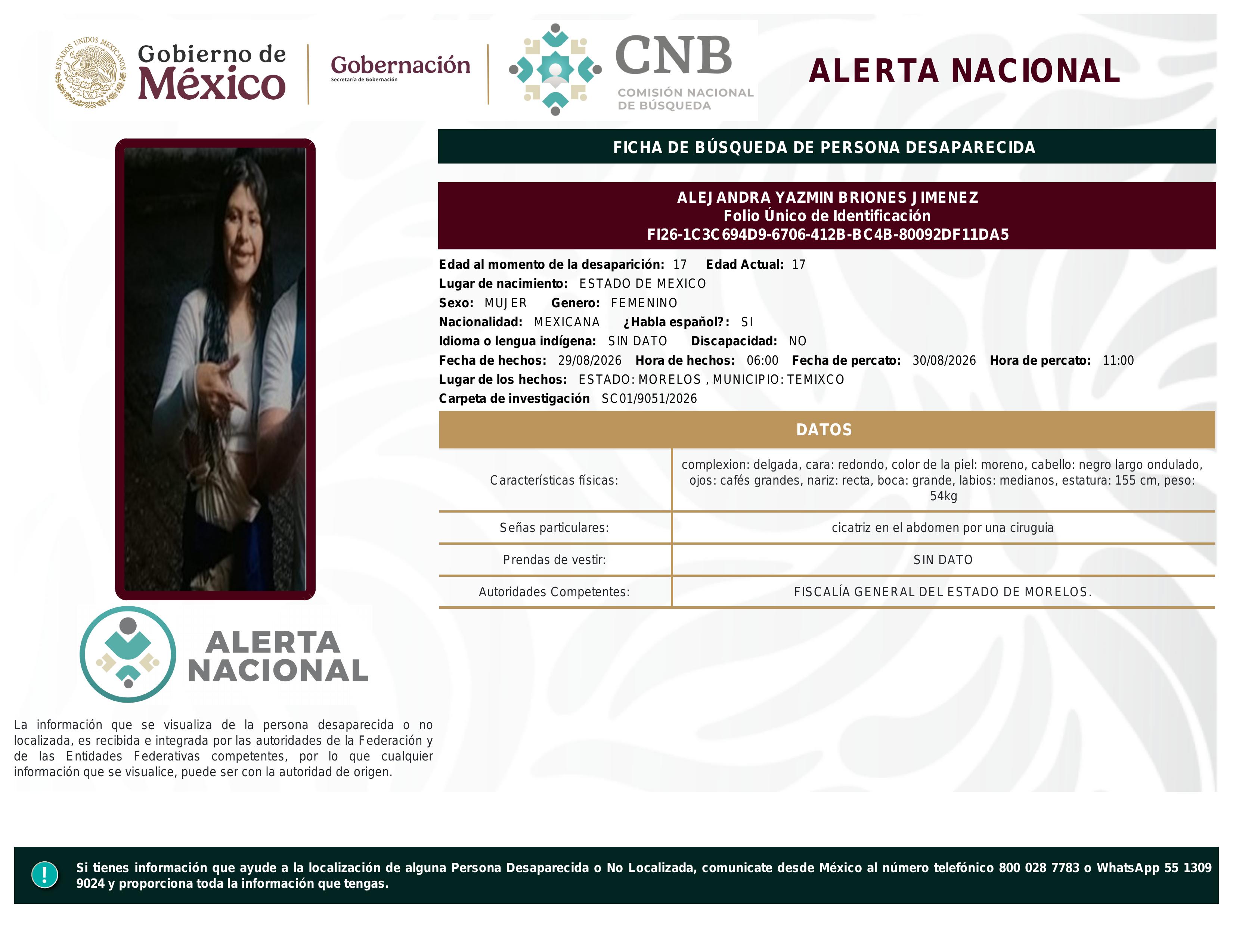 alerta nacional
