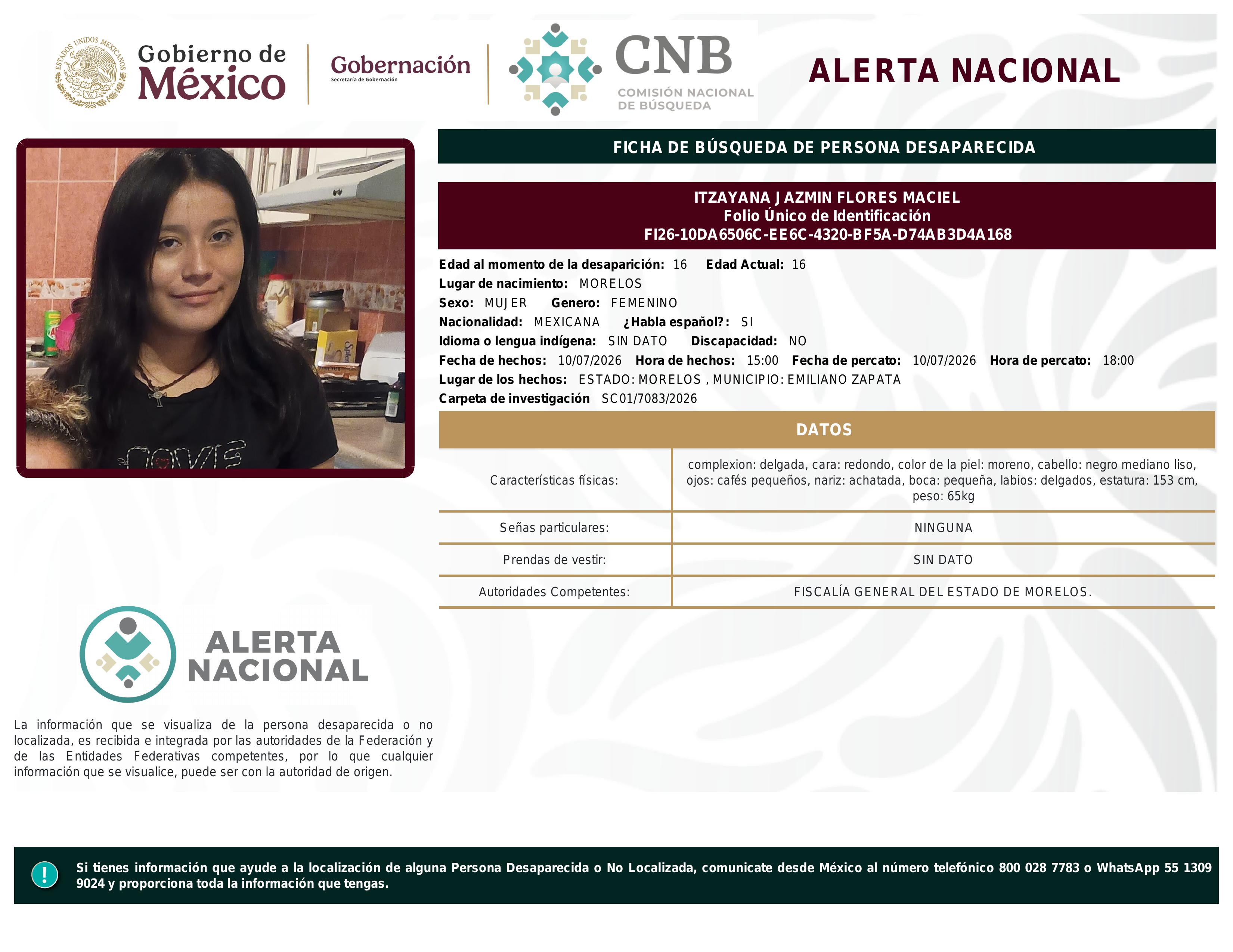 alerta nacional