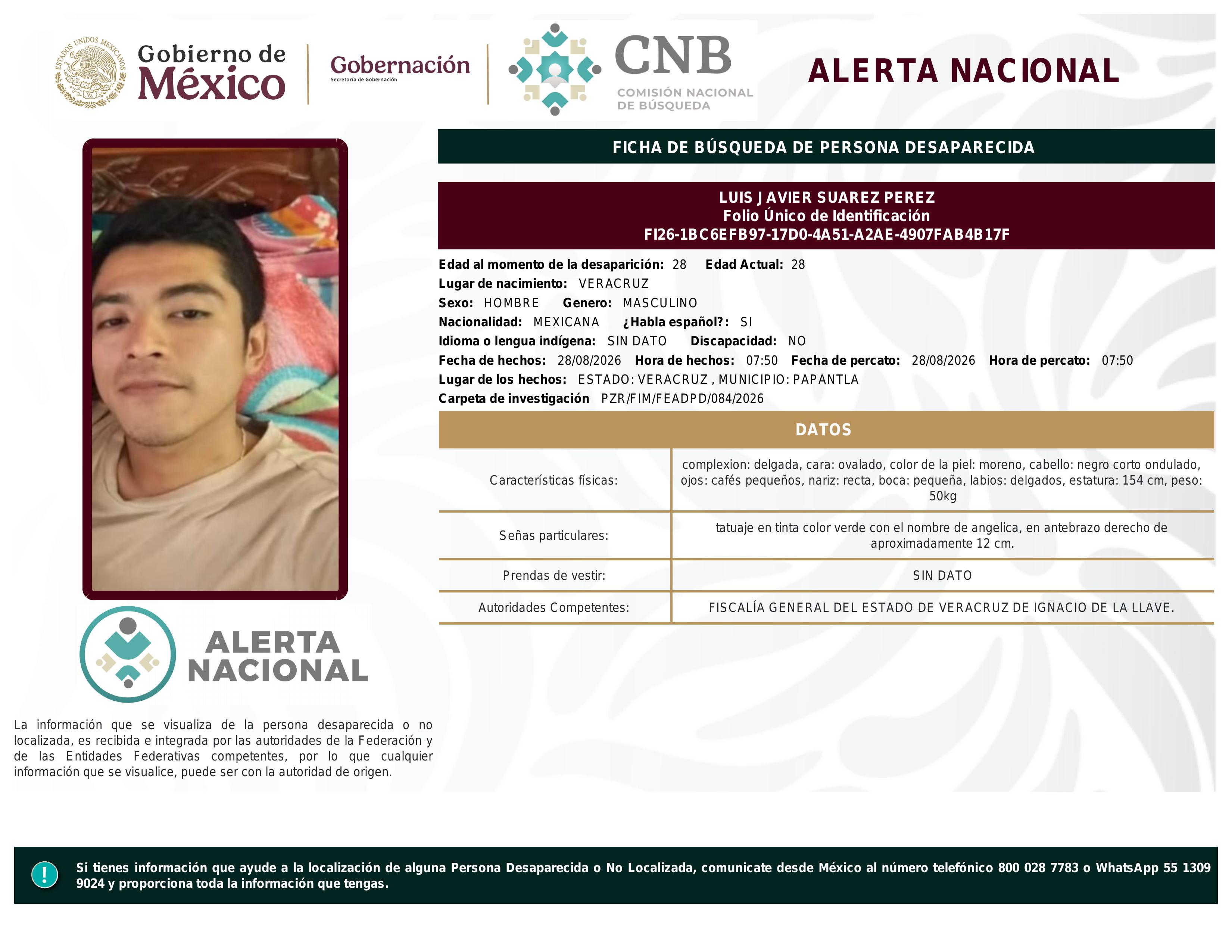 alerta nacional