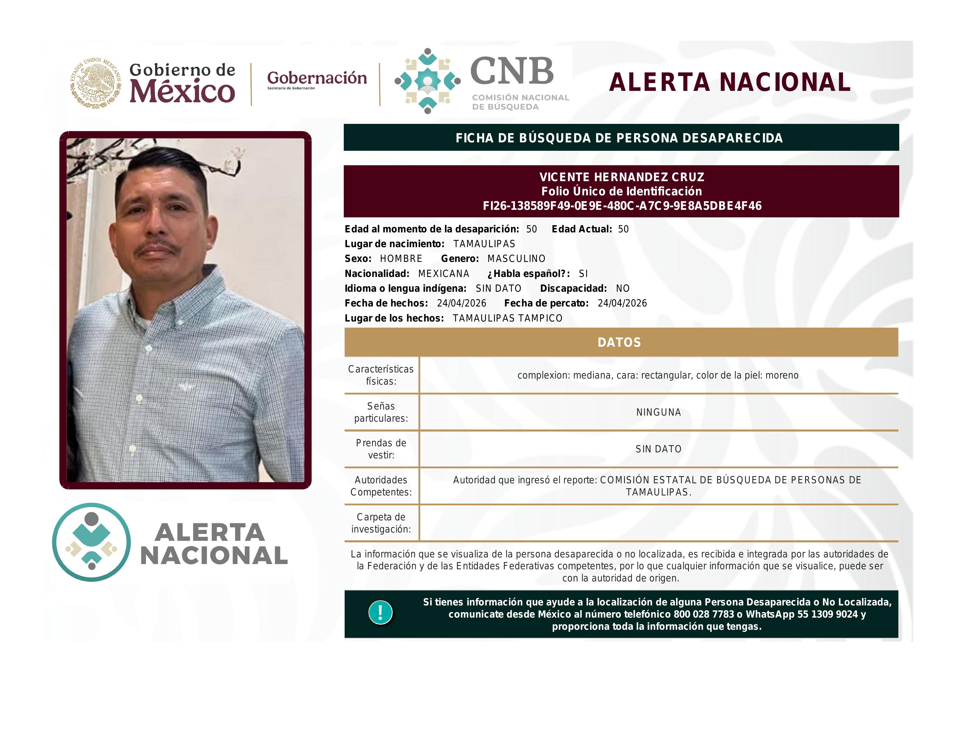 alerta nacional