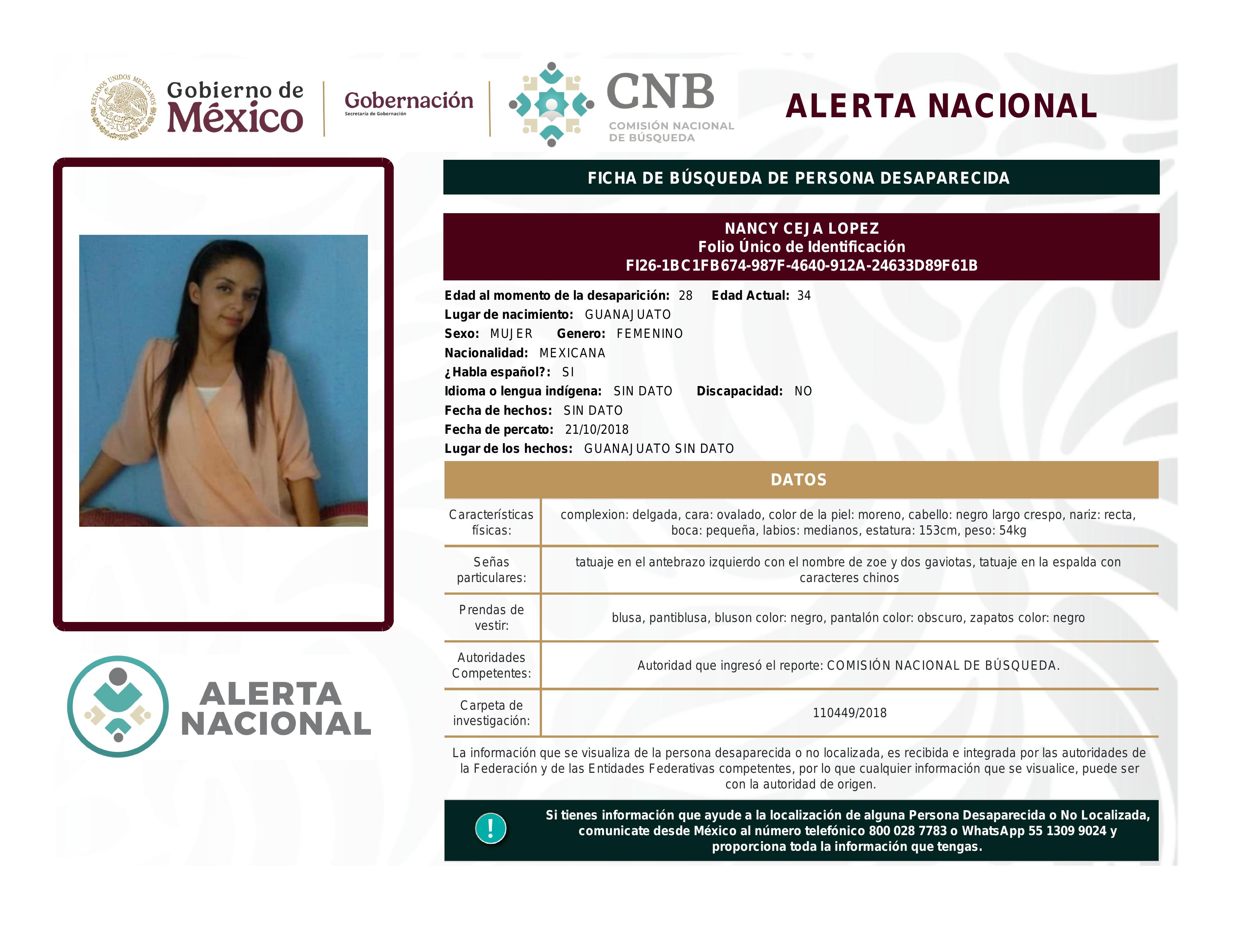 alerta nacional