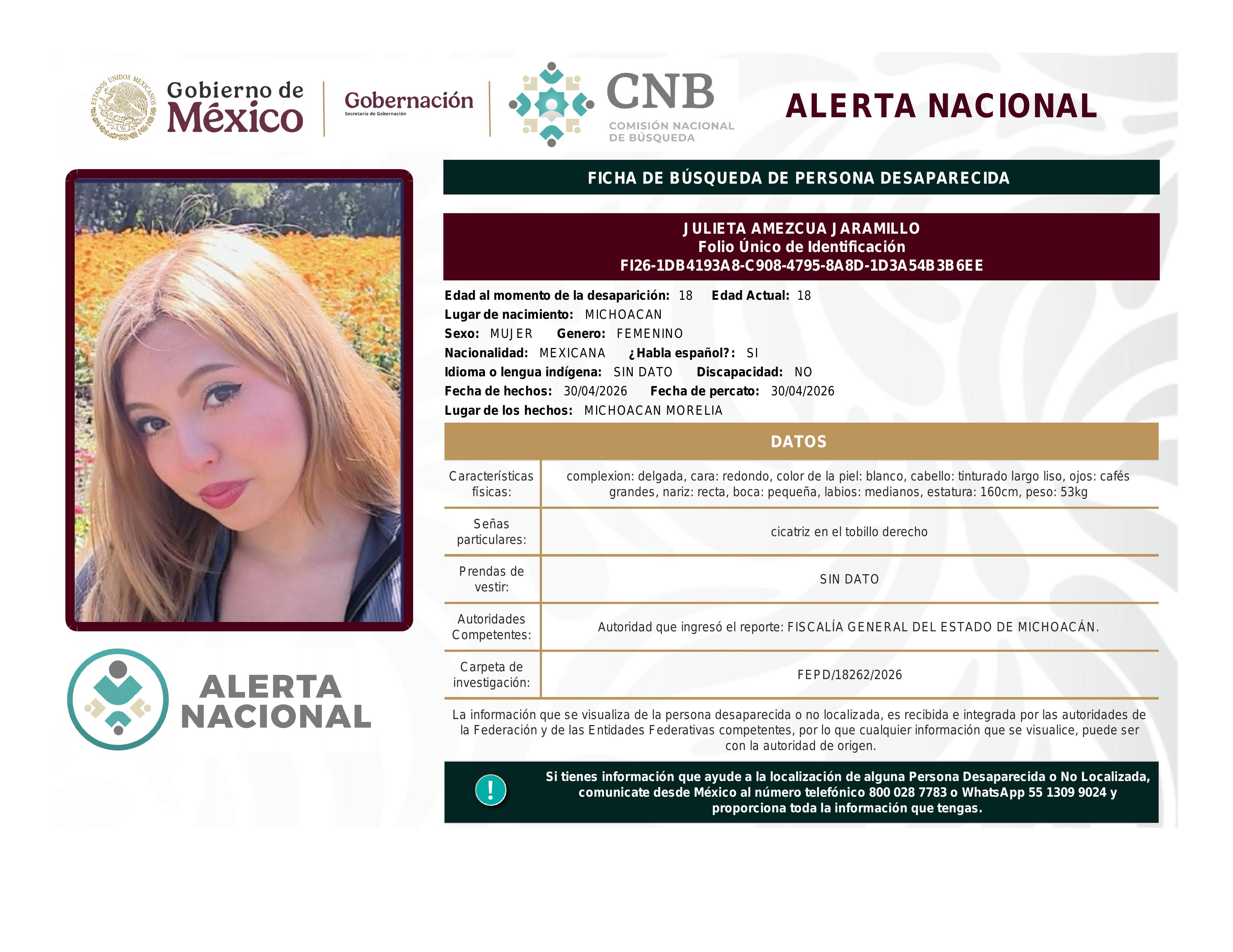 alerta nacional