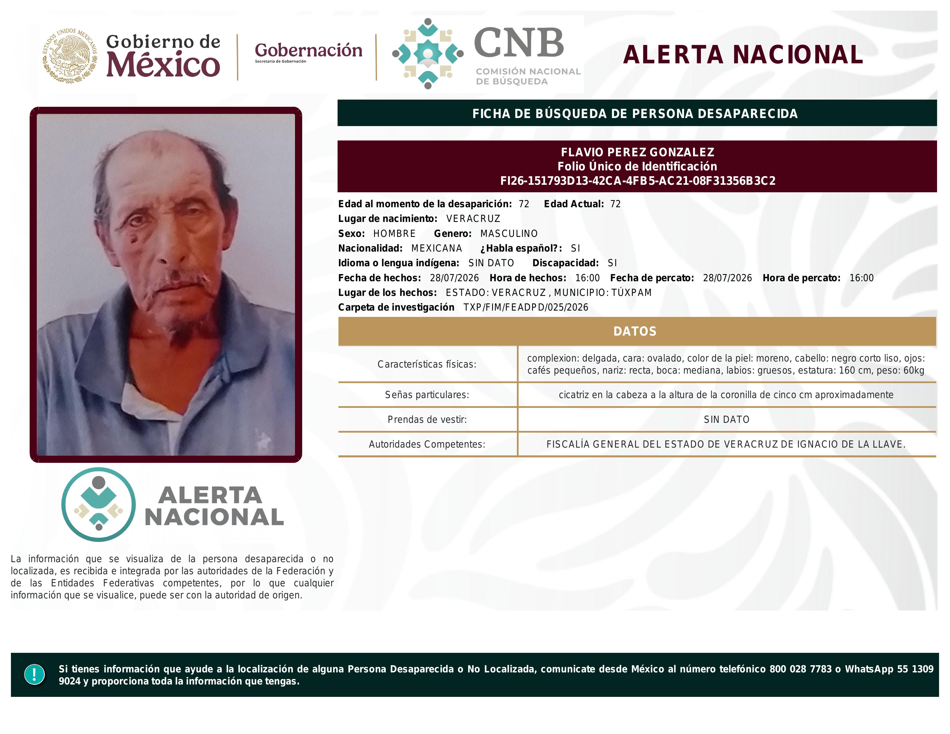 alerta nacional
