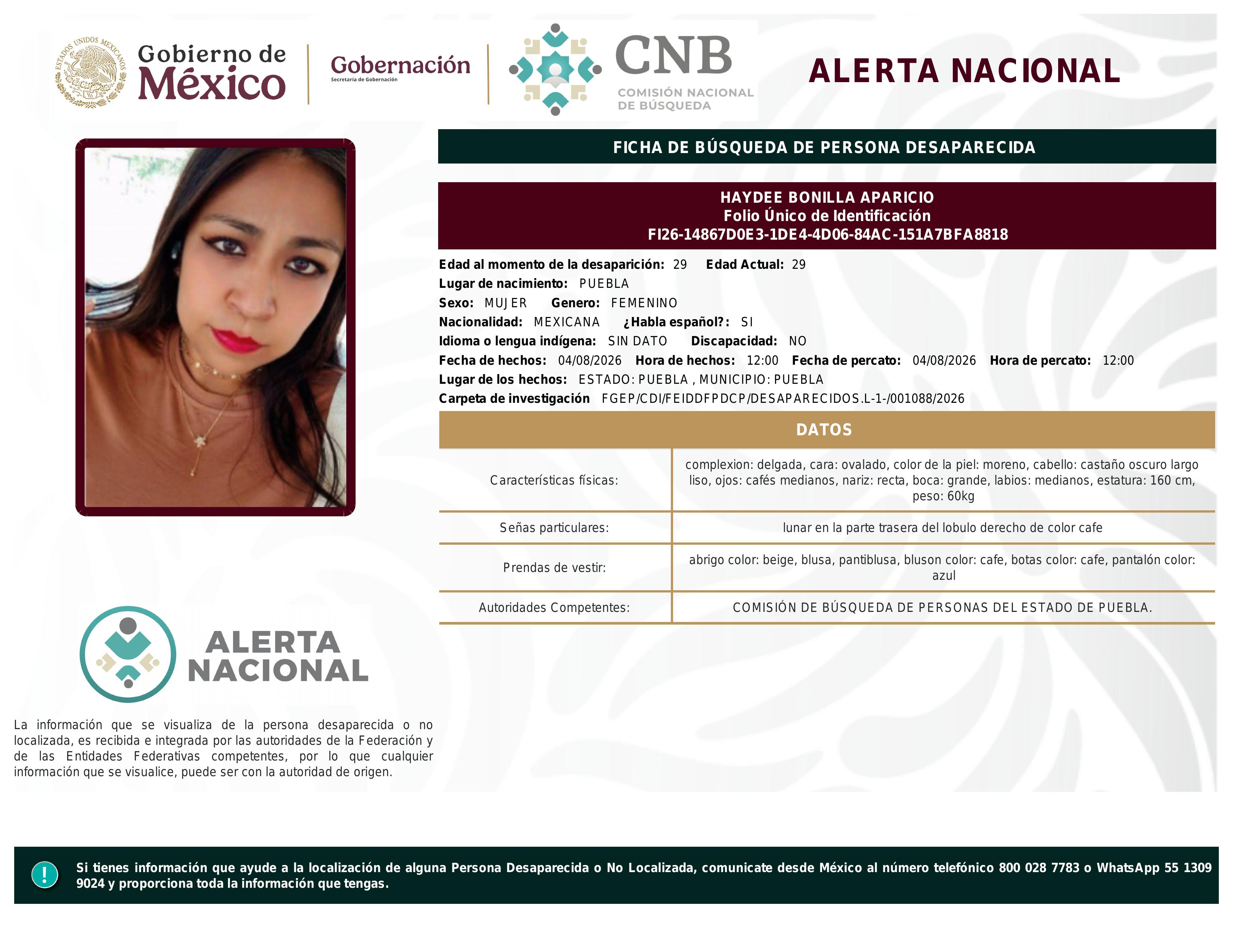 alerta nacional
