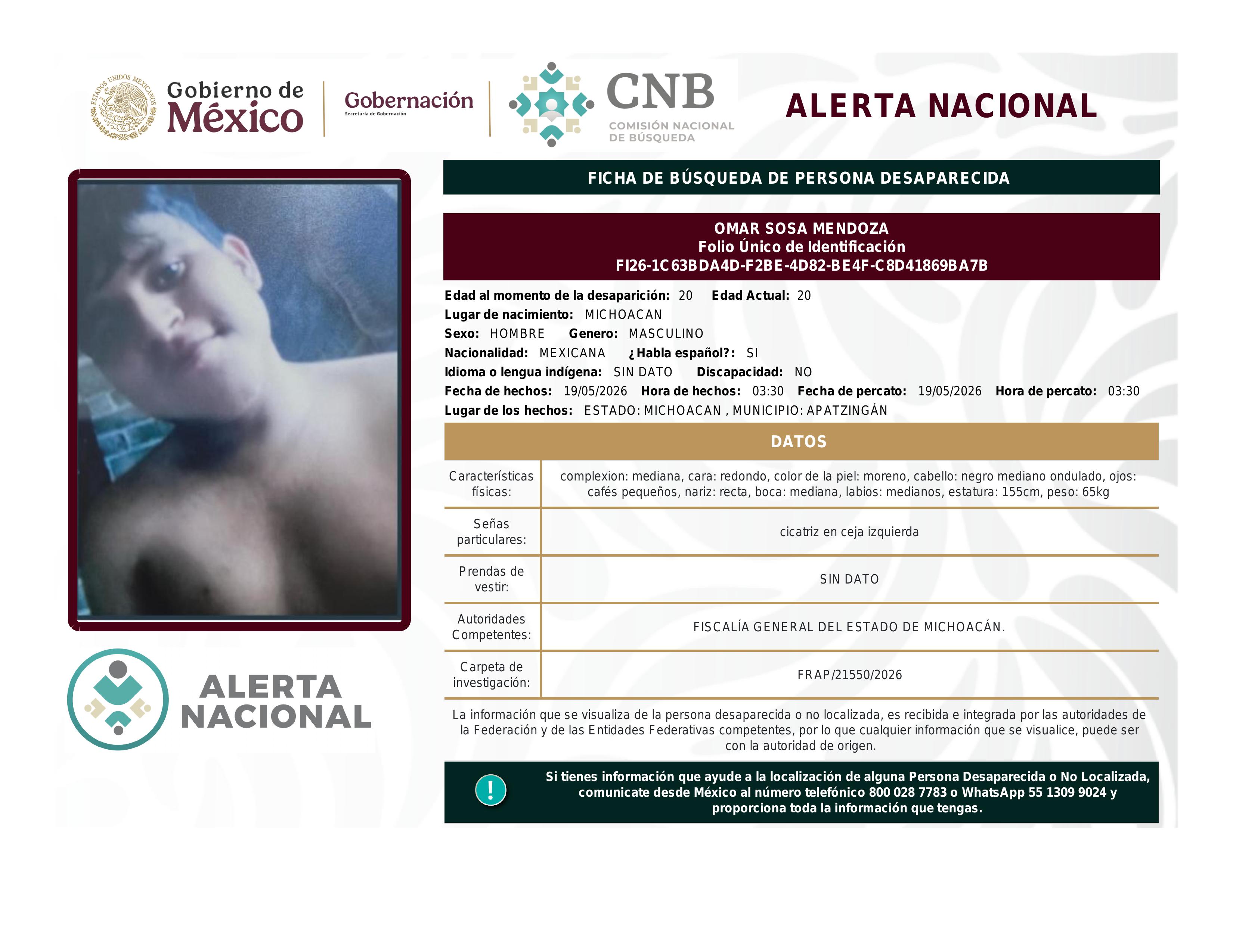 alerta nacional