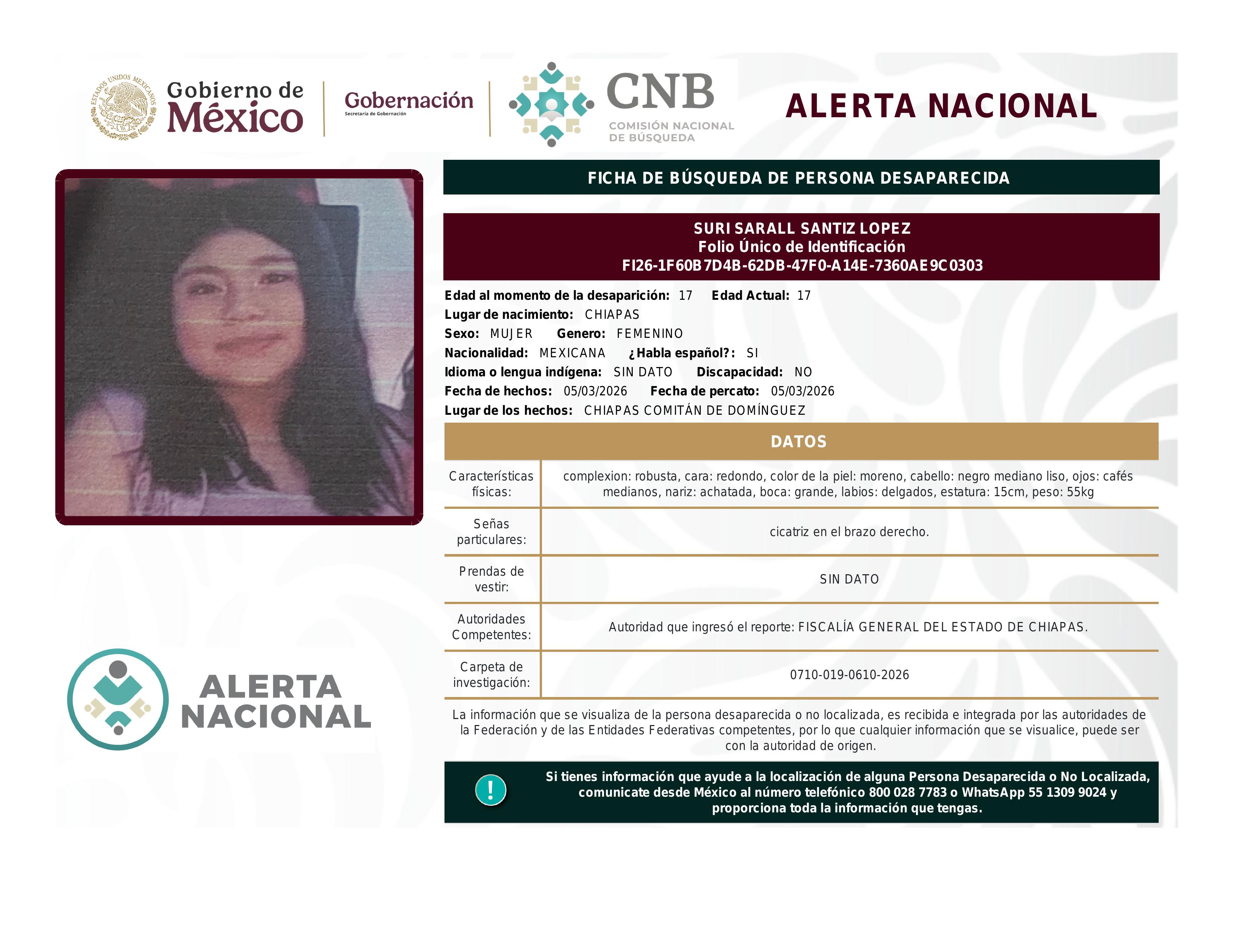 alerta nacional