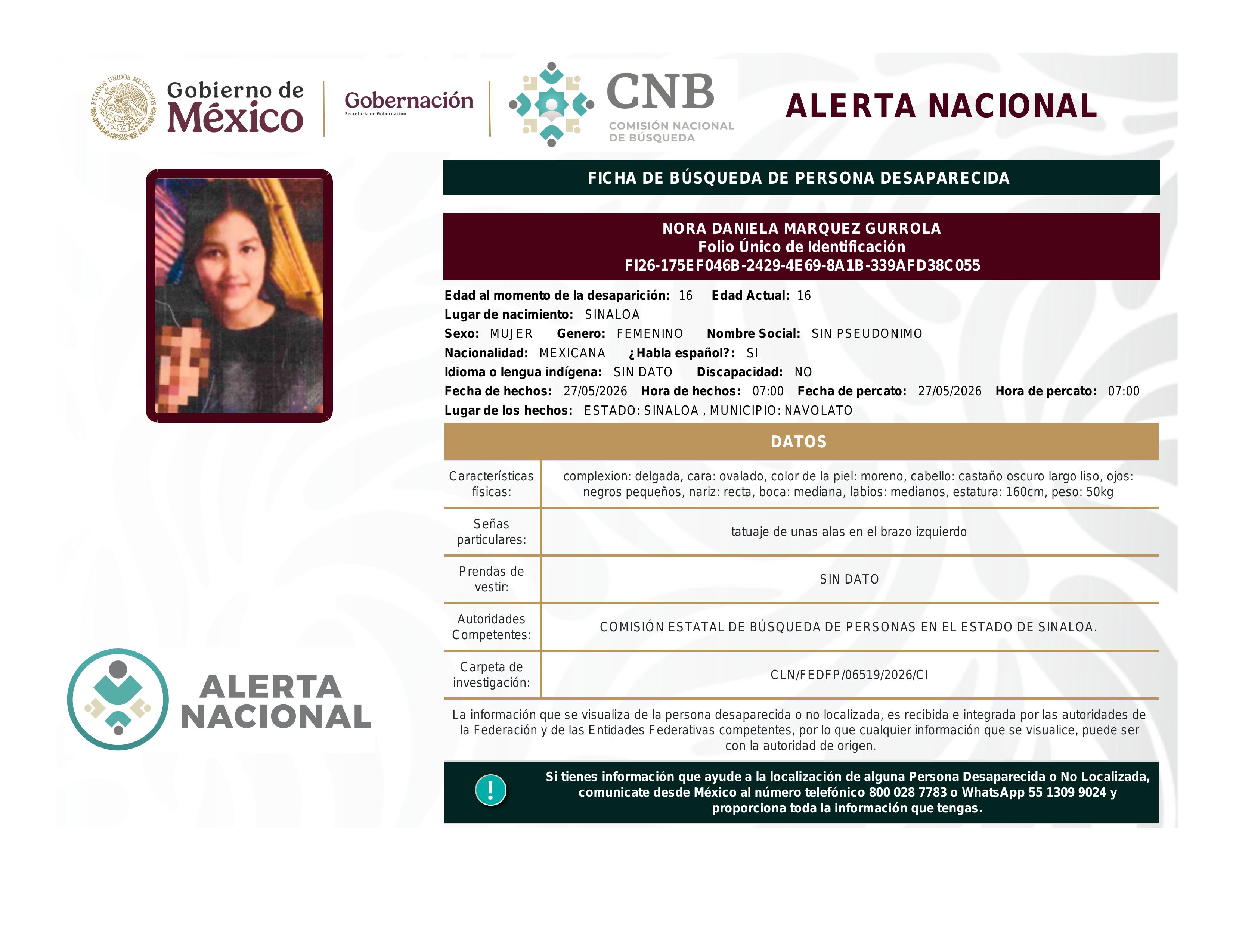 alerta nacional