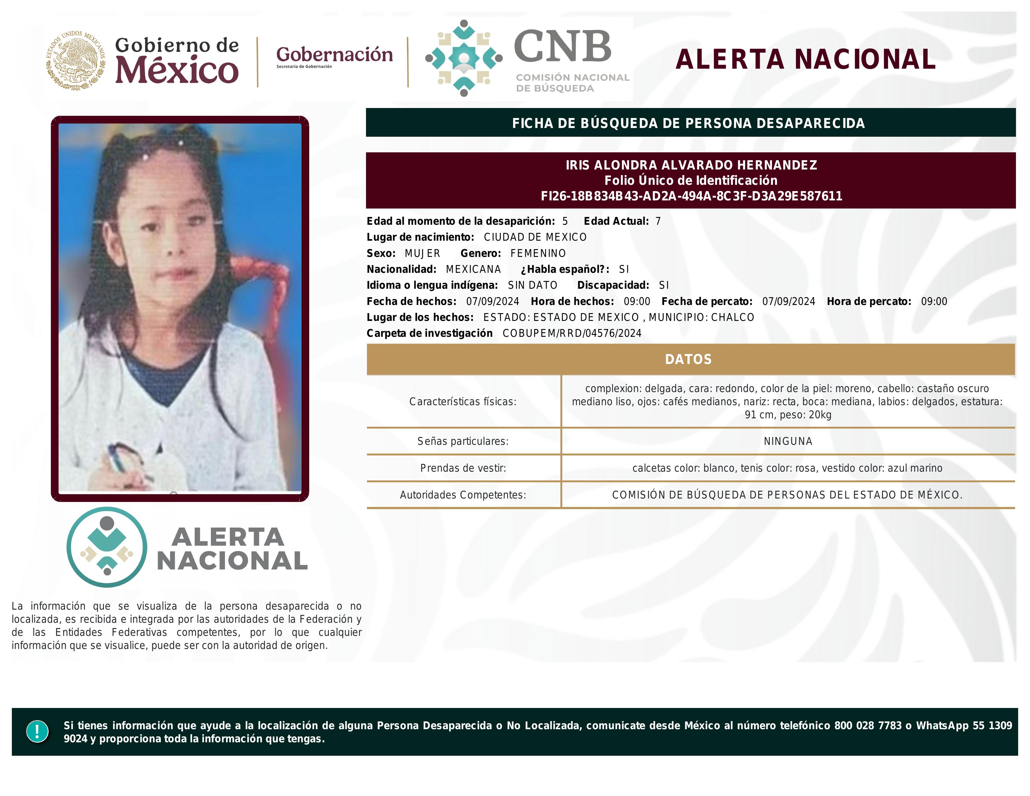 alerta nacional