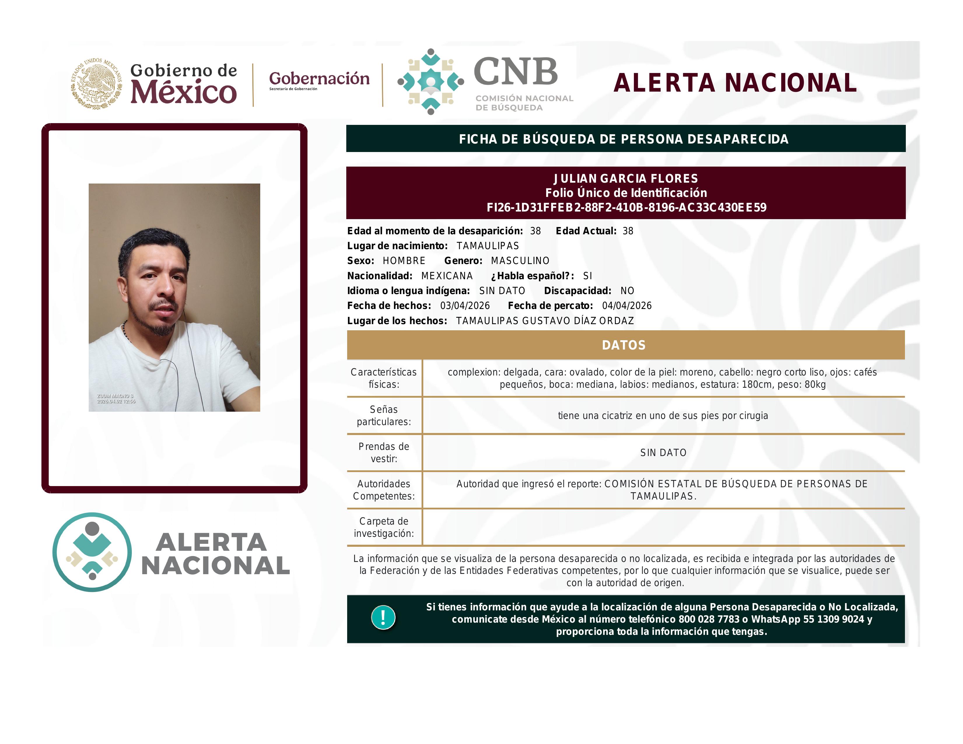 alerta nacional