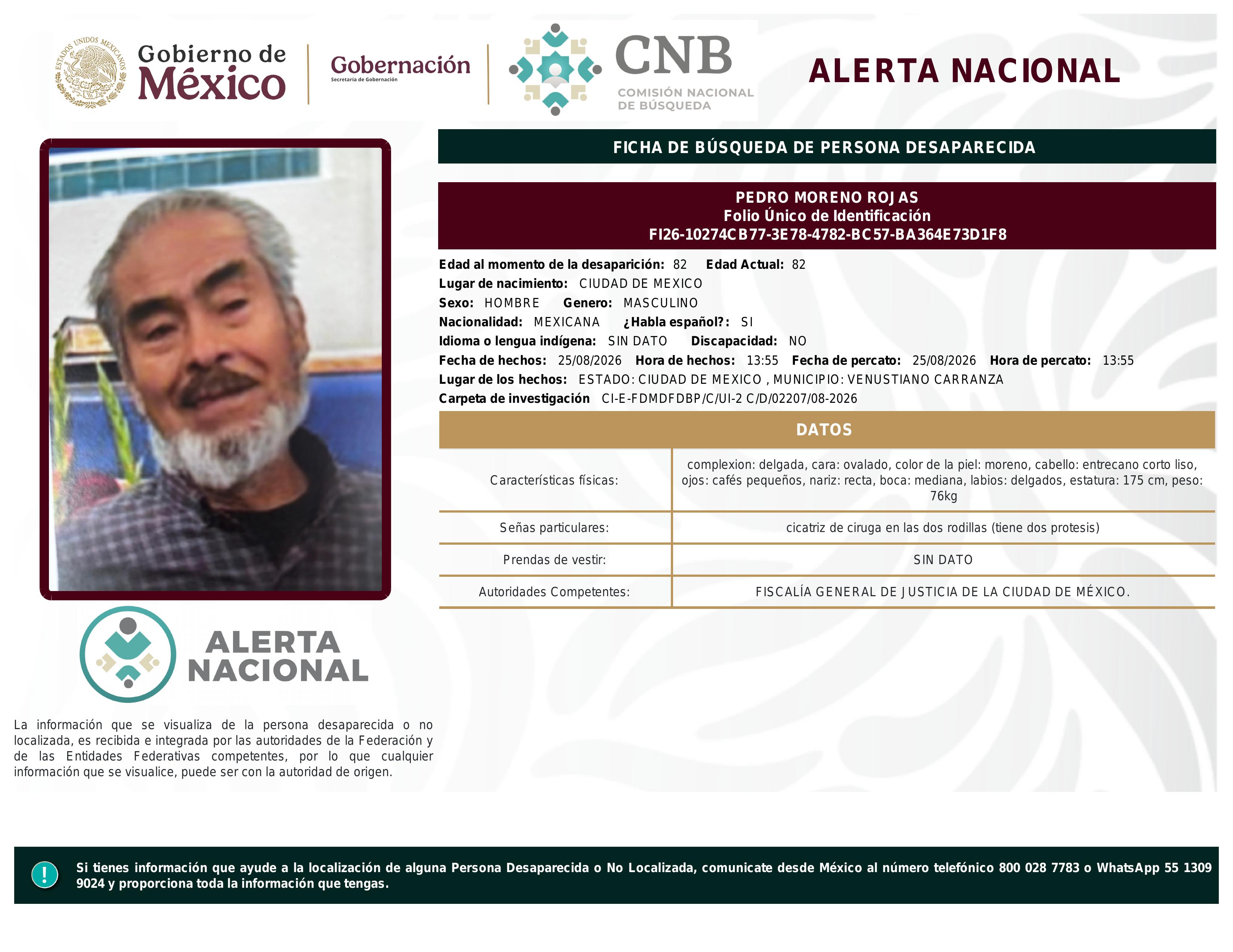 alerta nacional