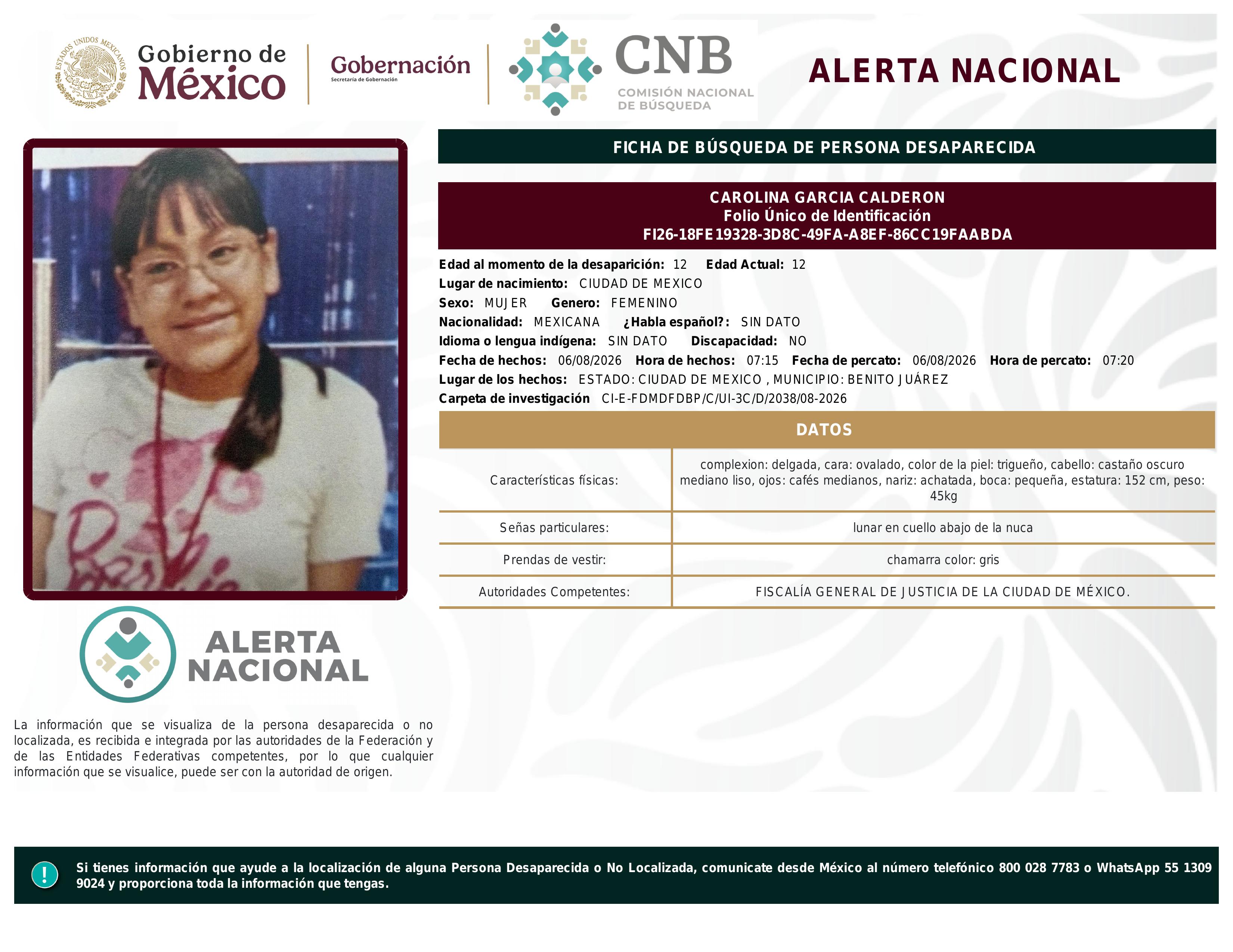 alerta nacional