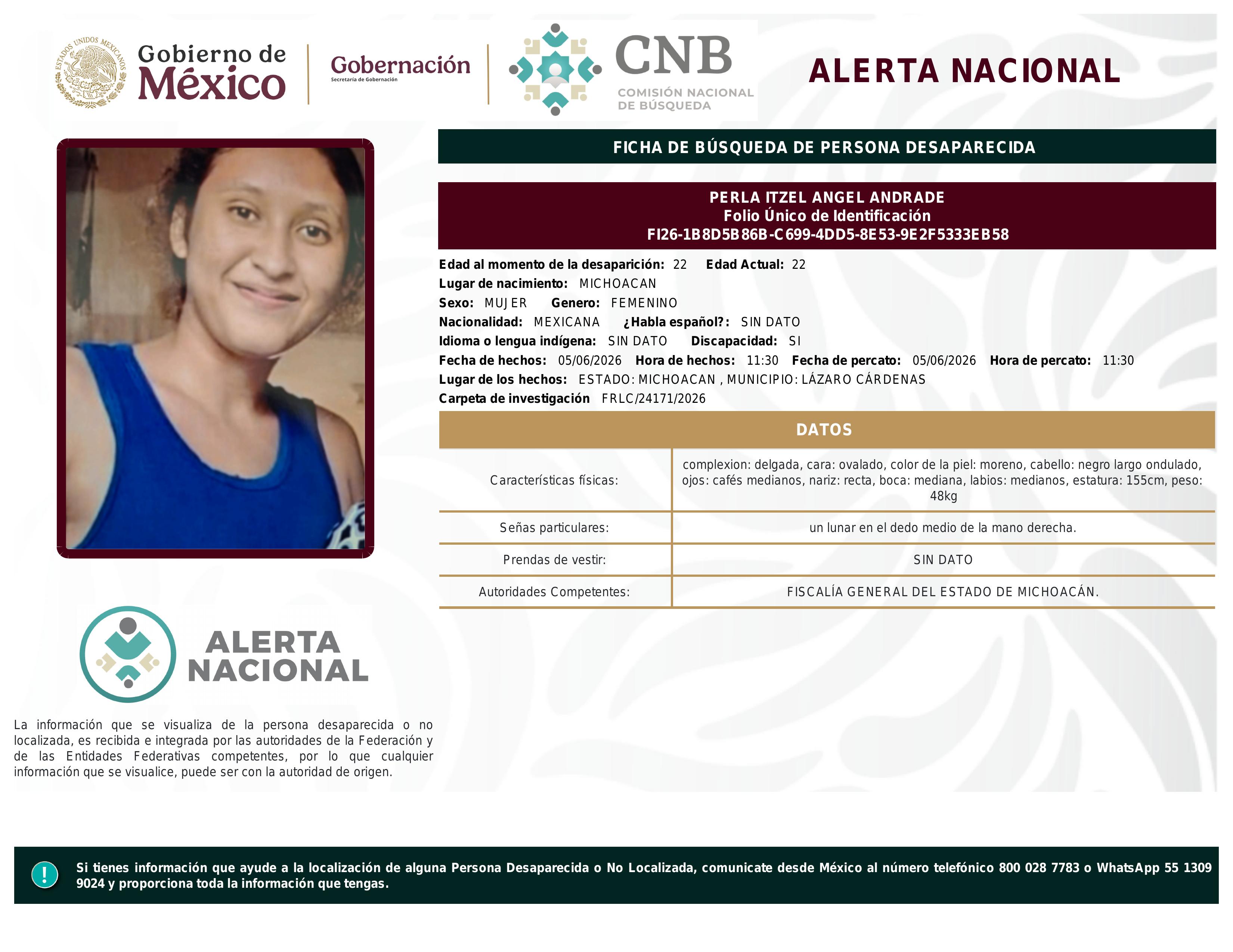 alerta nacional