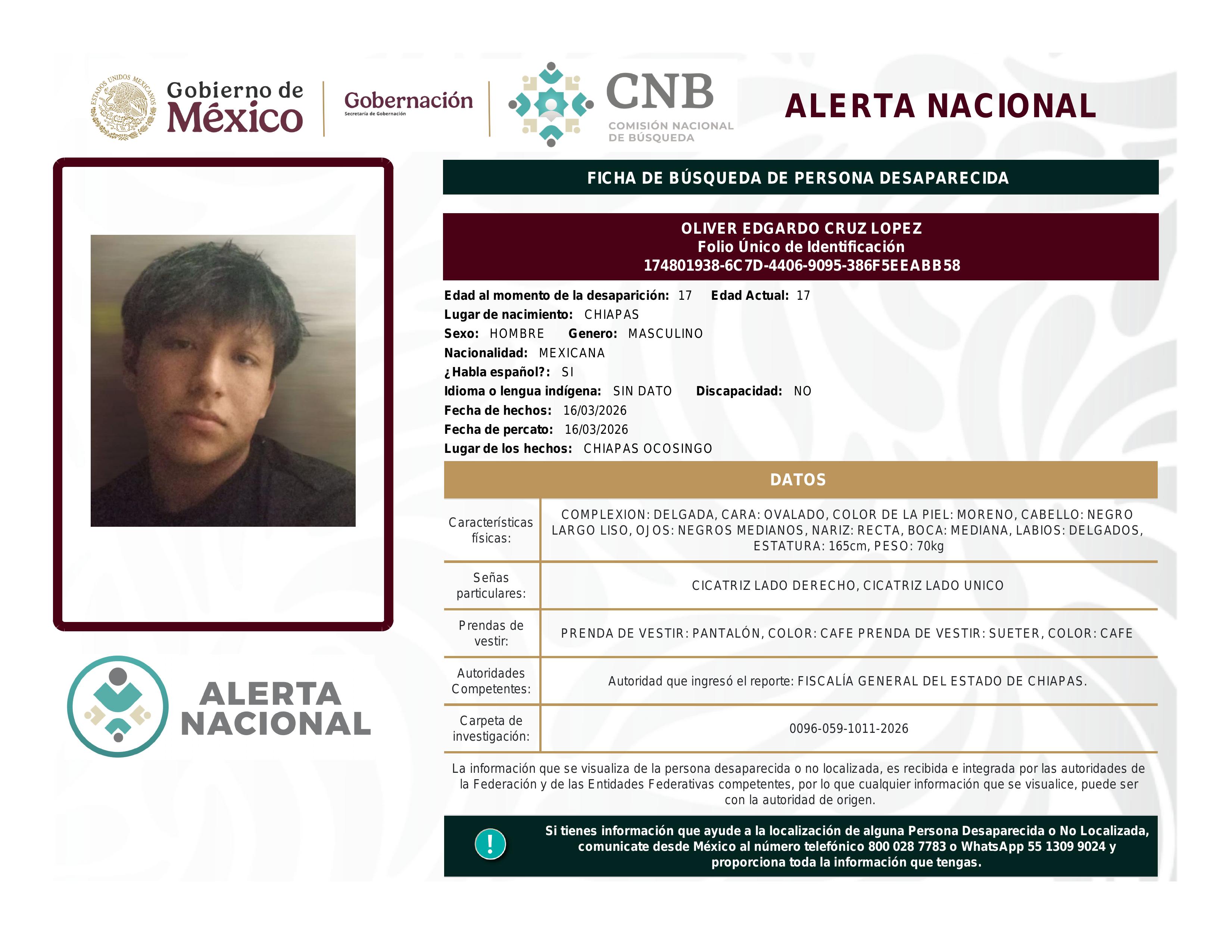 alerta nacional