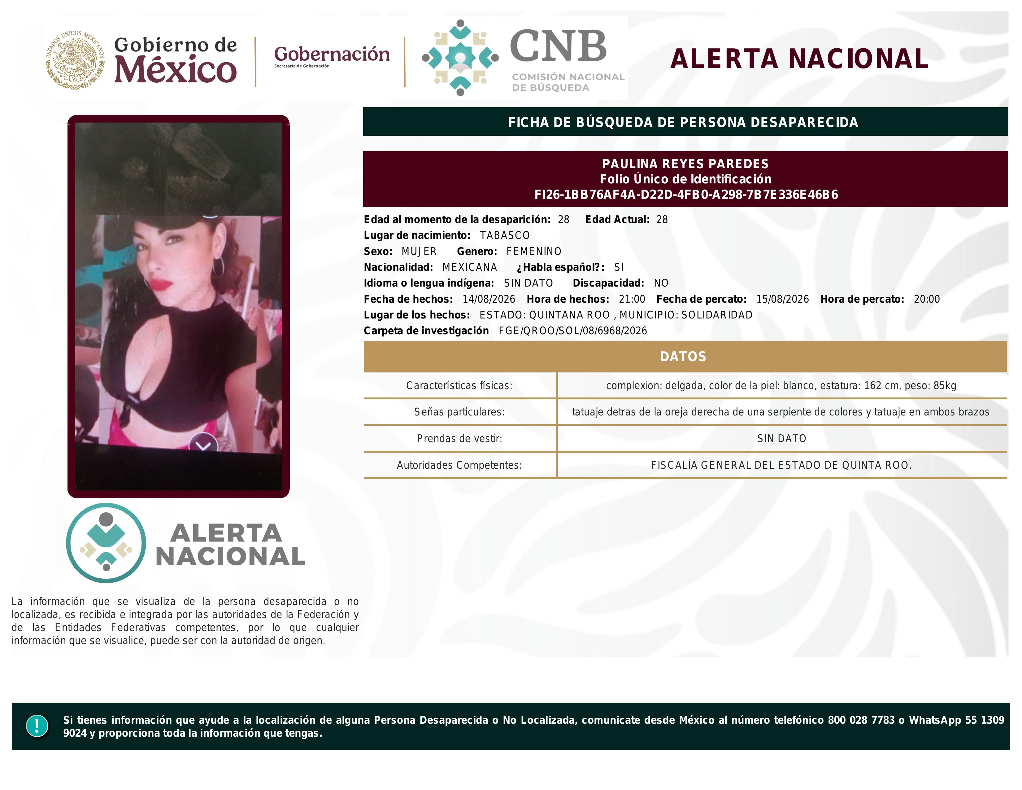 alerta nacional