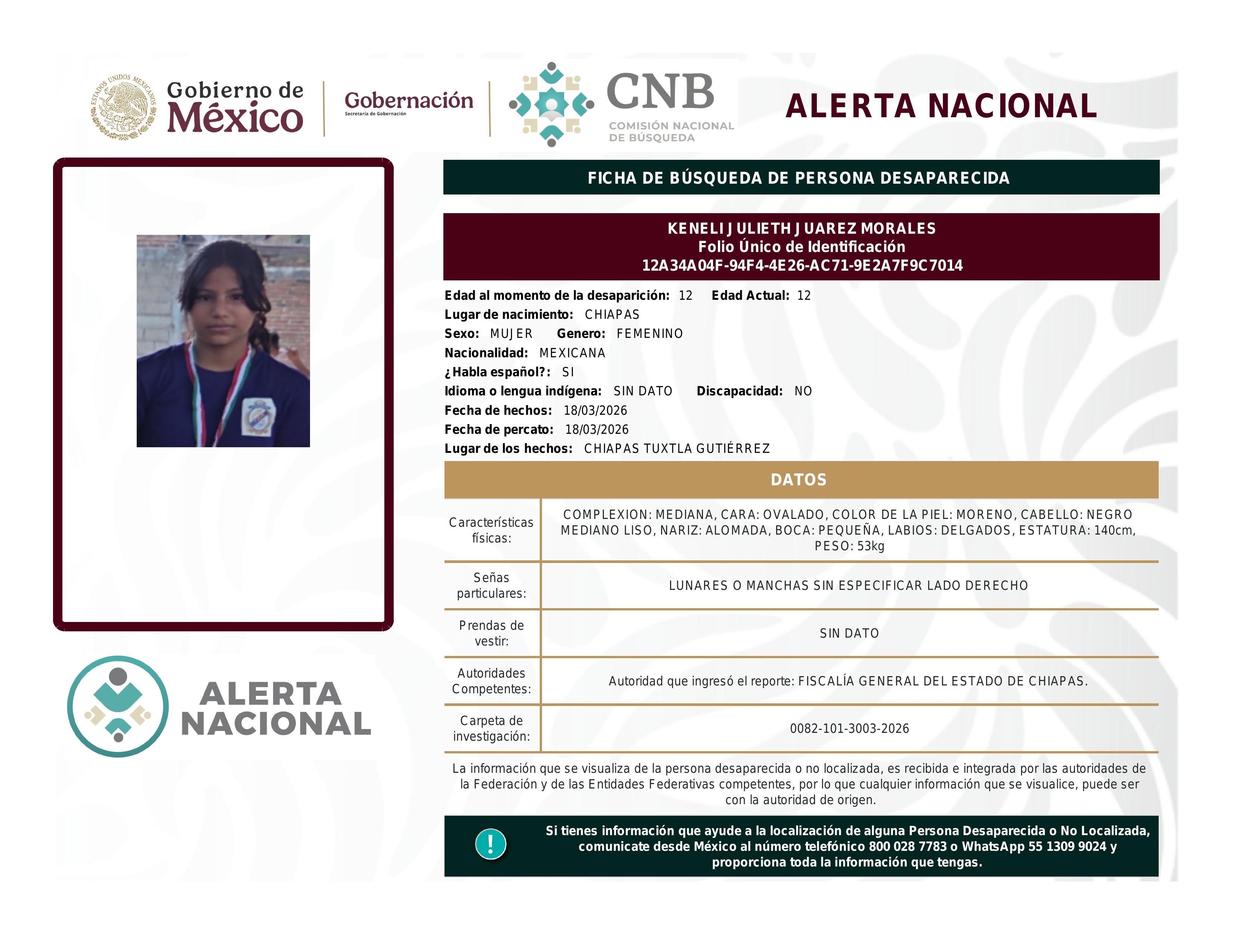 alerta nacional