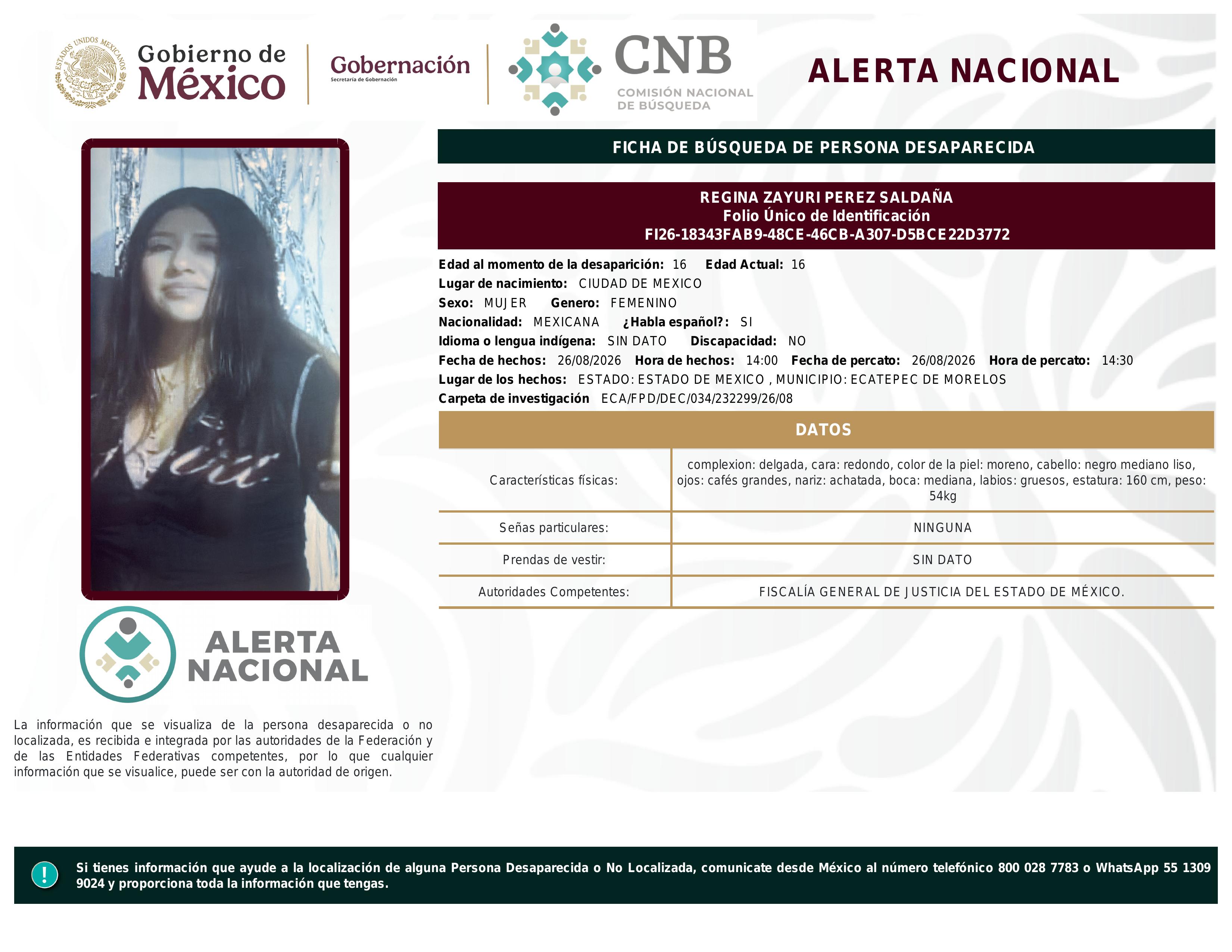 alerta nacional