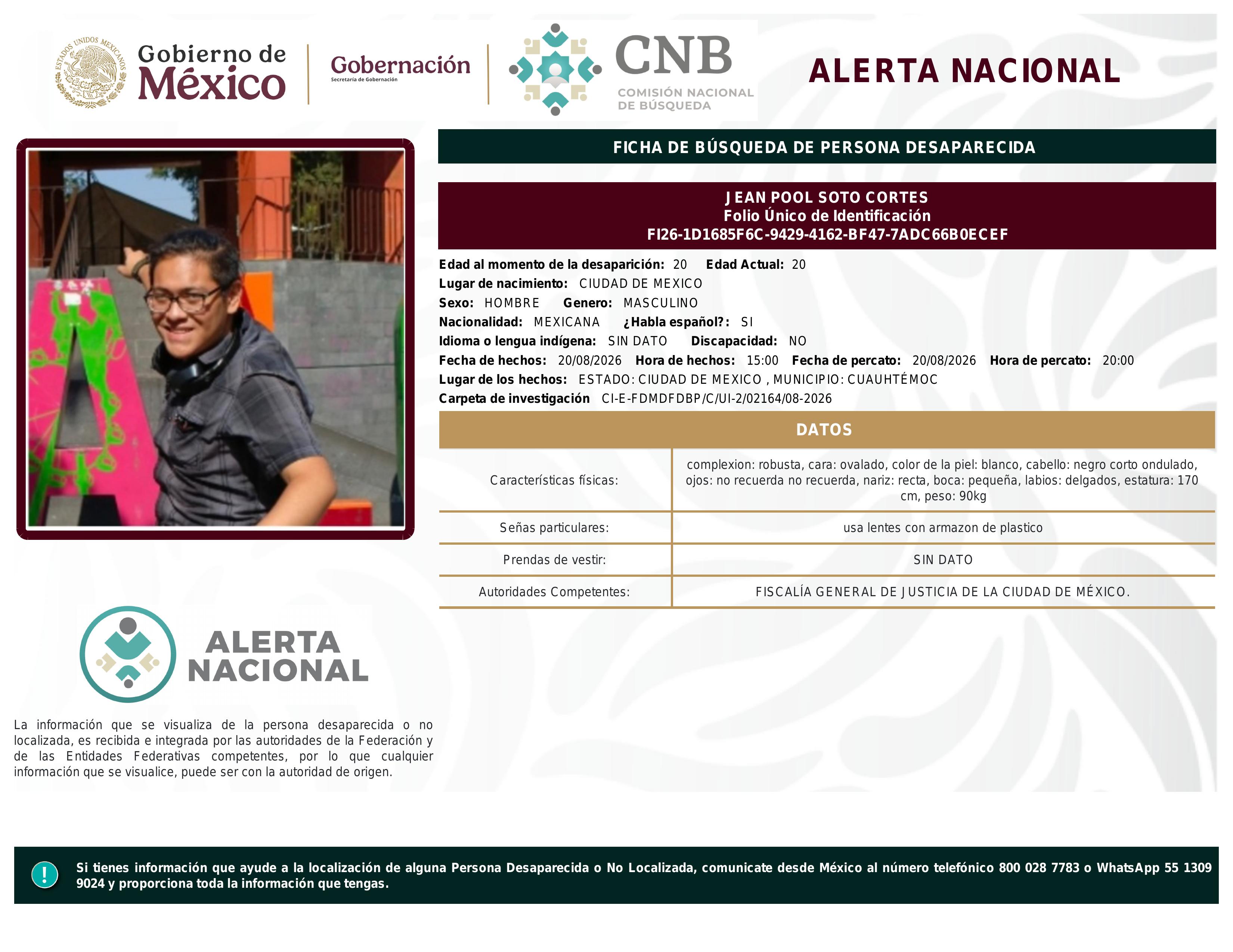 alerta nacional