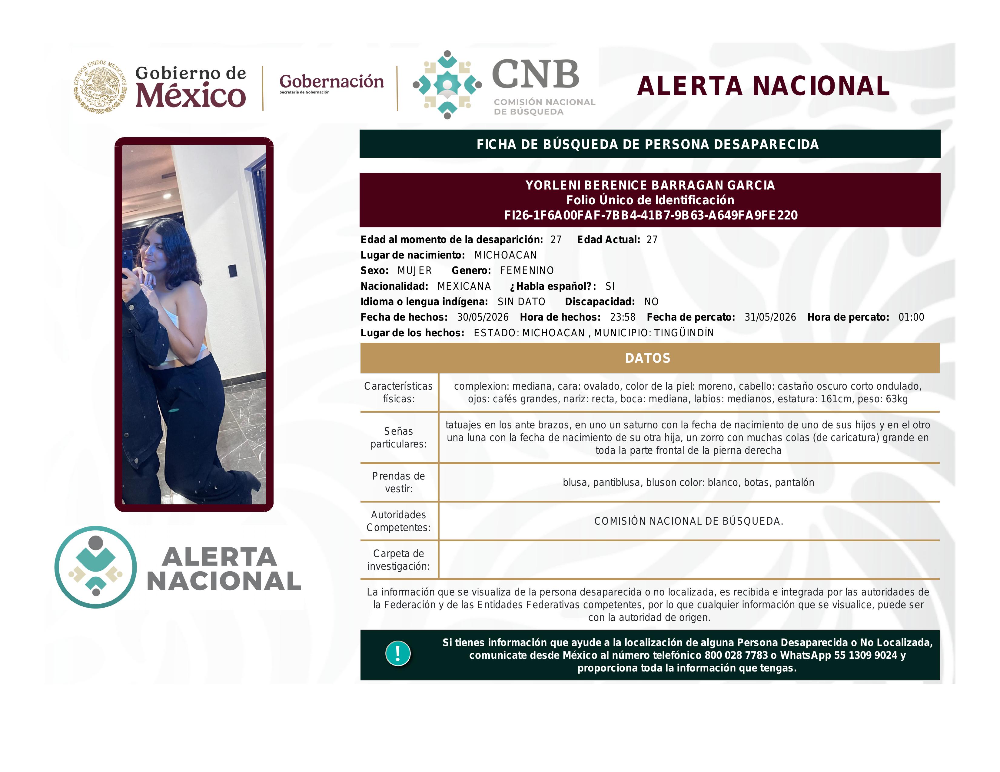 alerta nacional