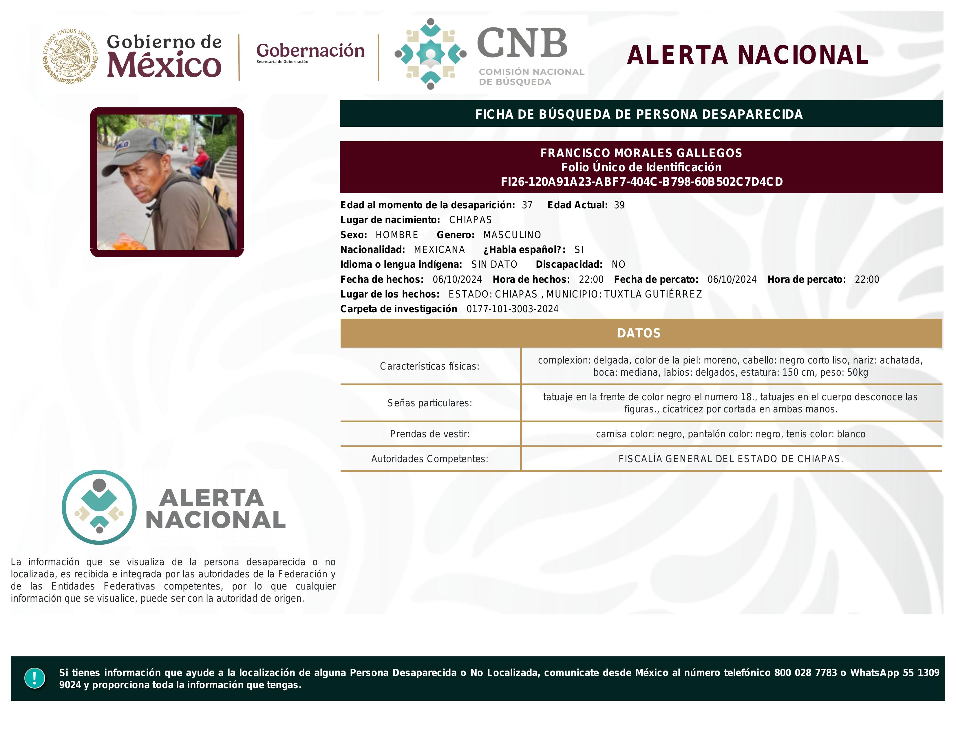 alerta nacional