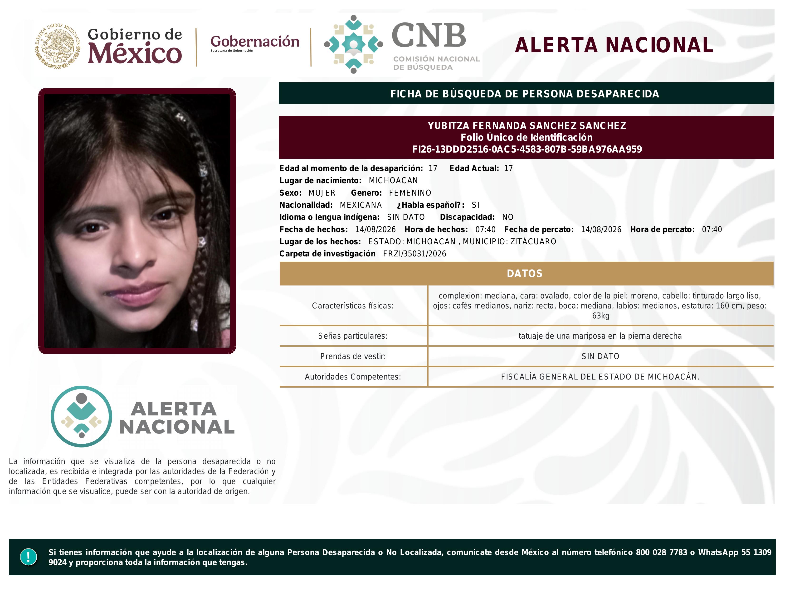 alerta nacional