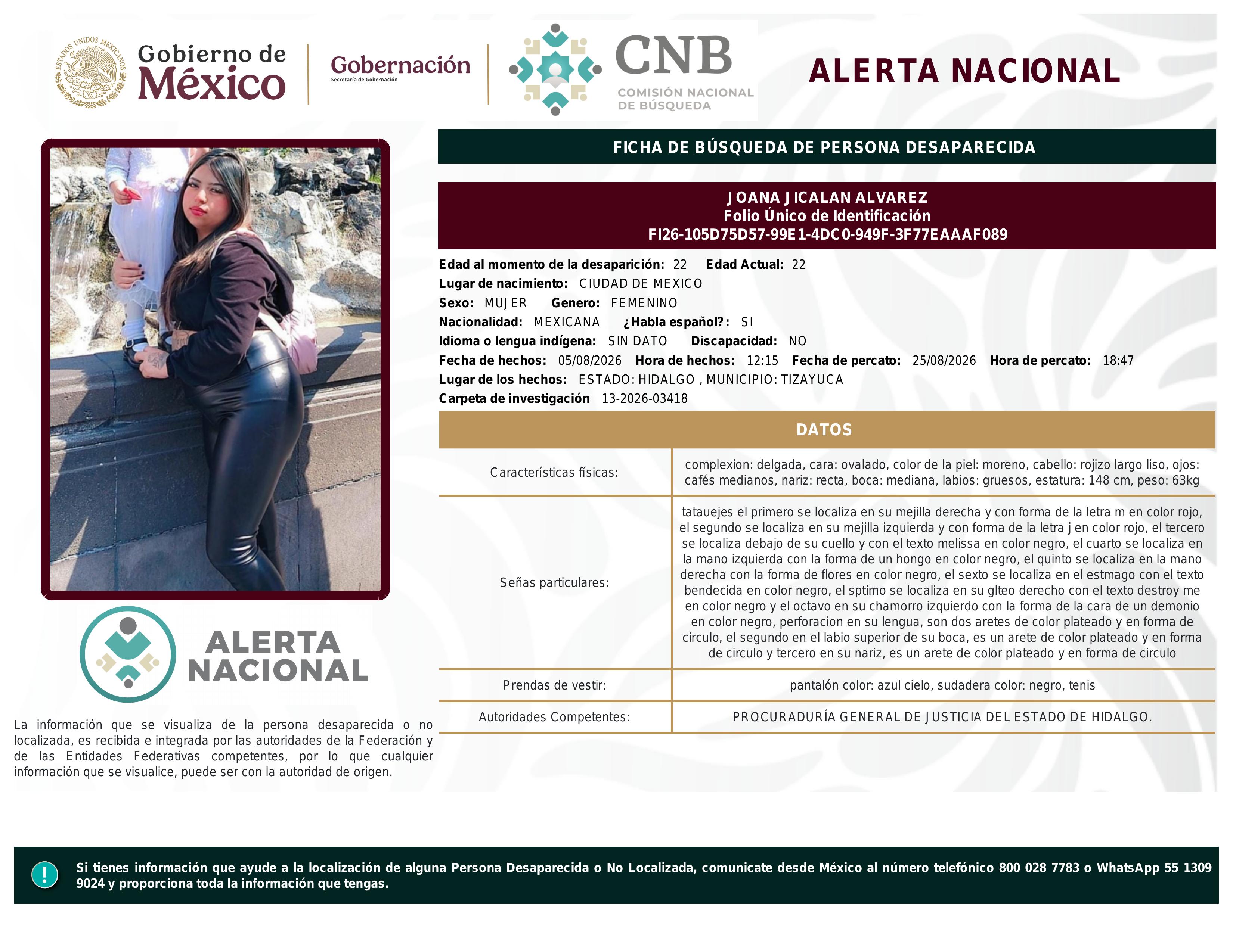 alerta nacional