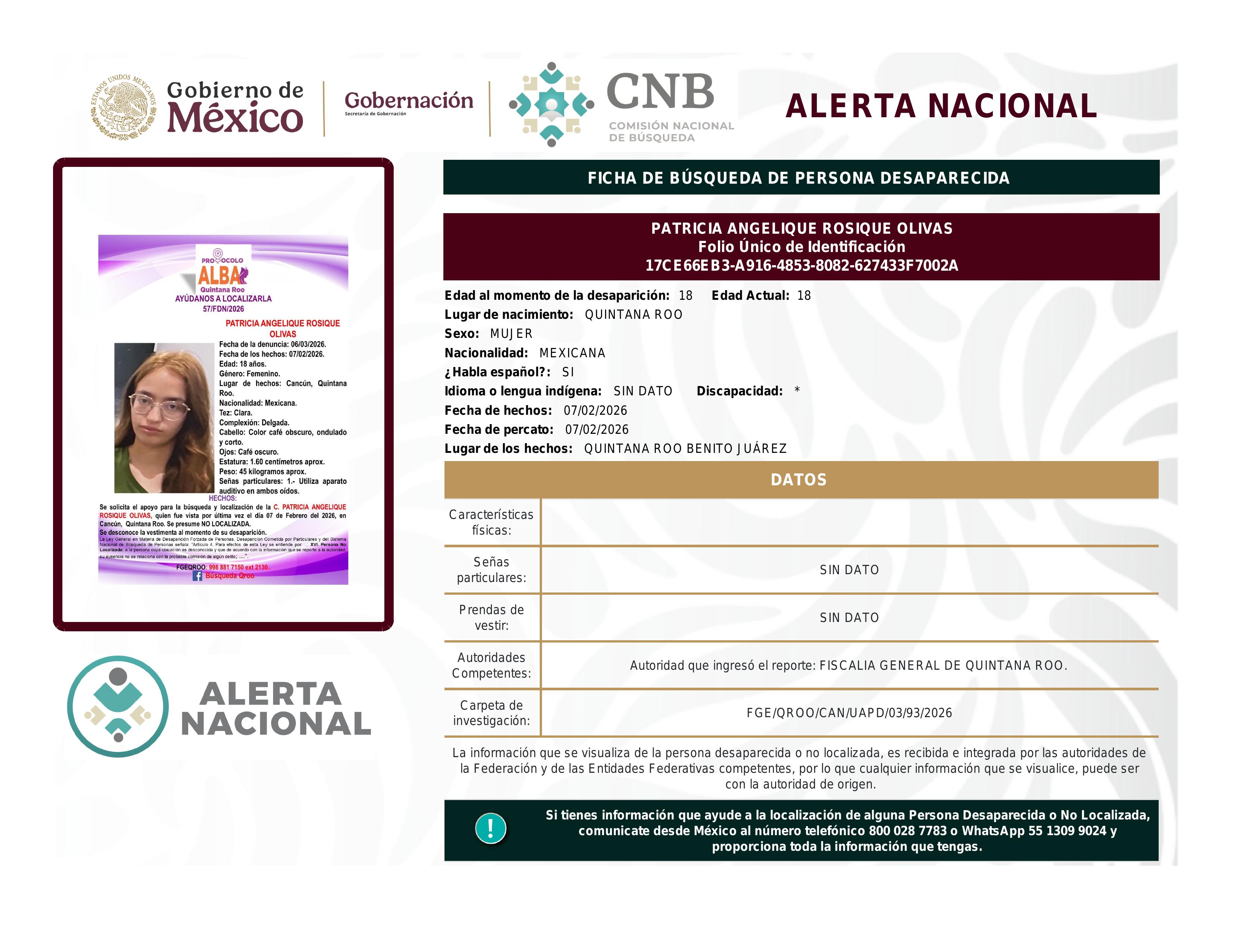 alerta nacional