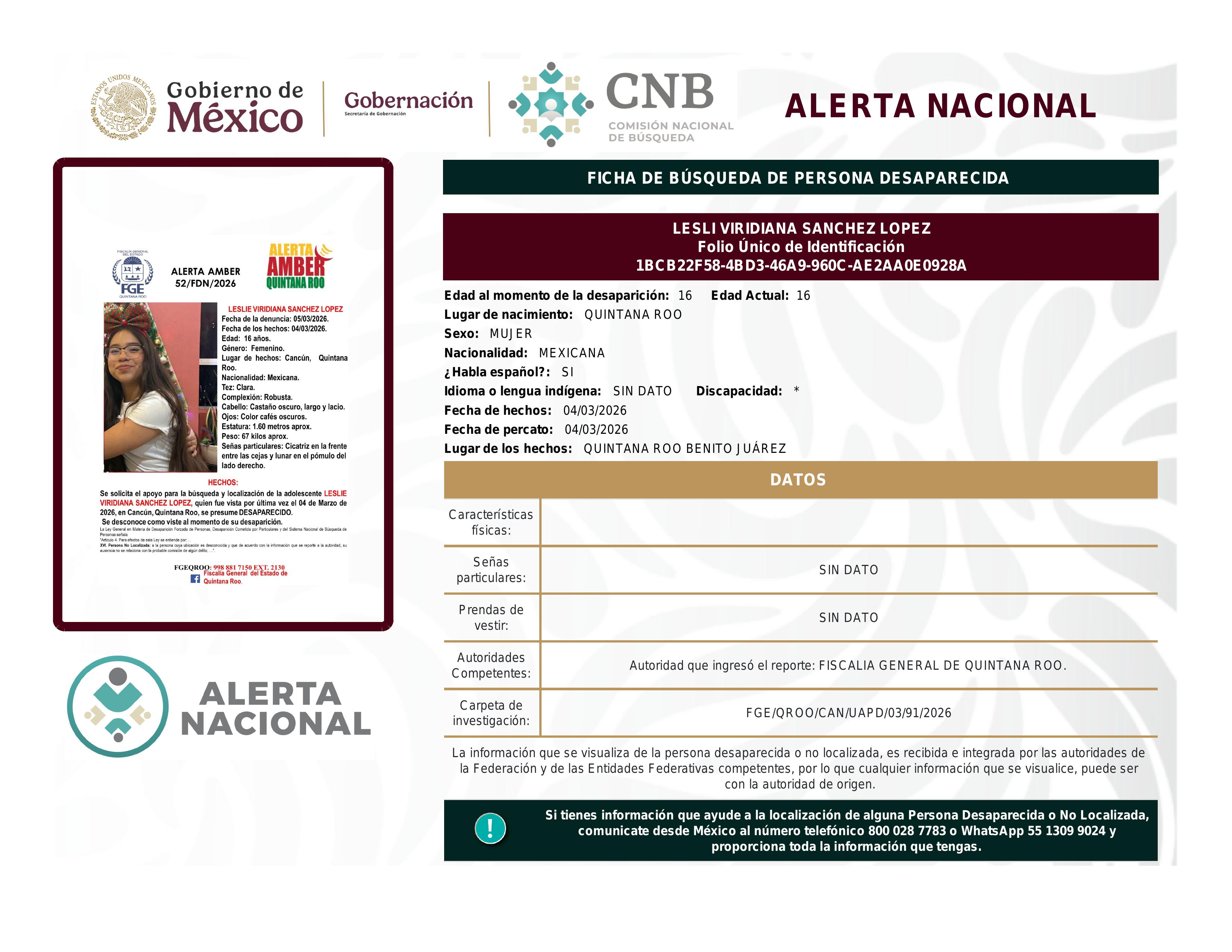 alerta nacional