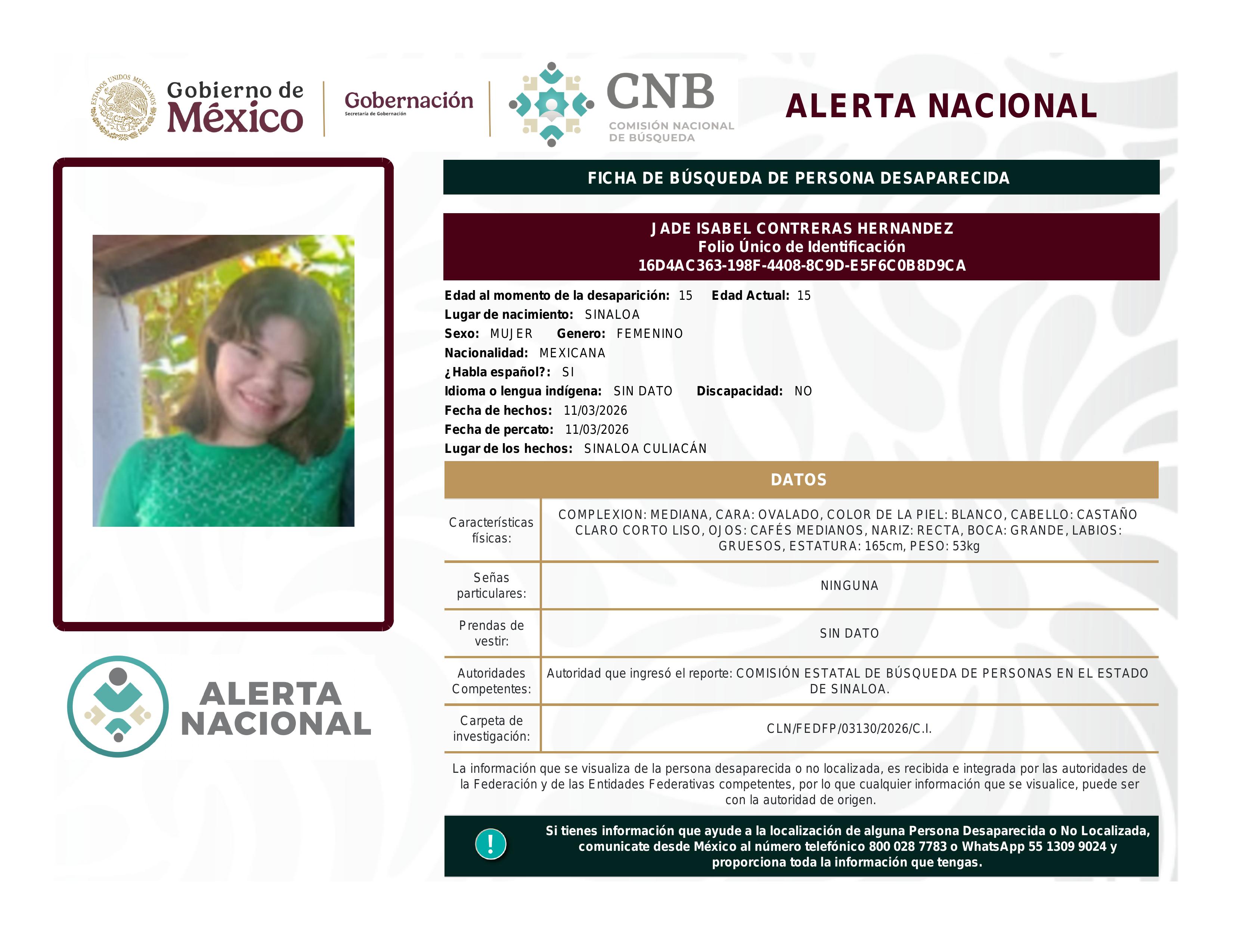 alerta nacional