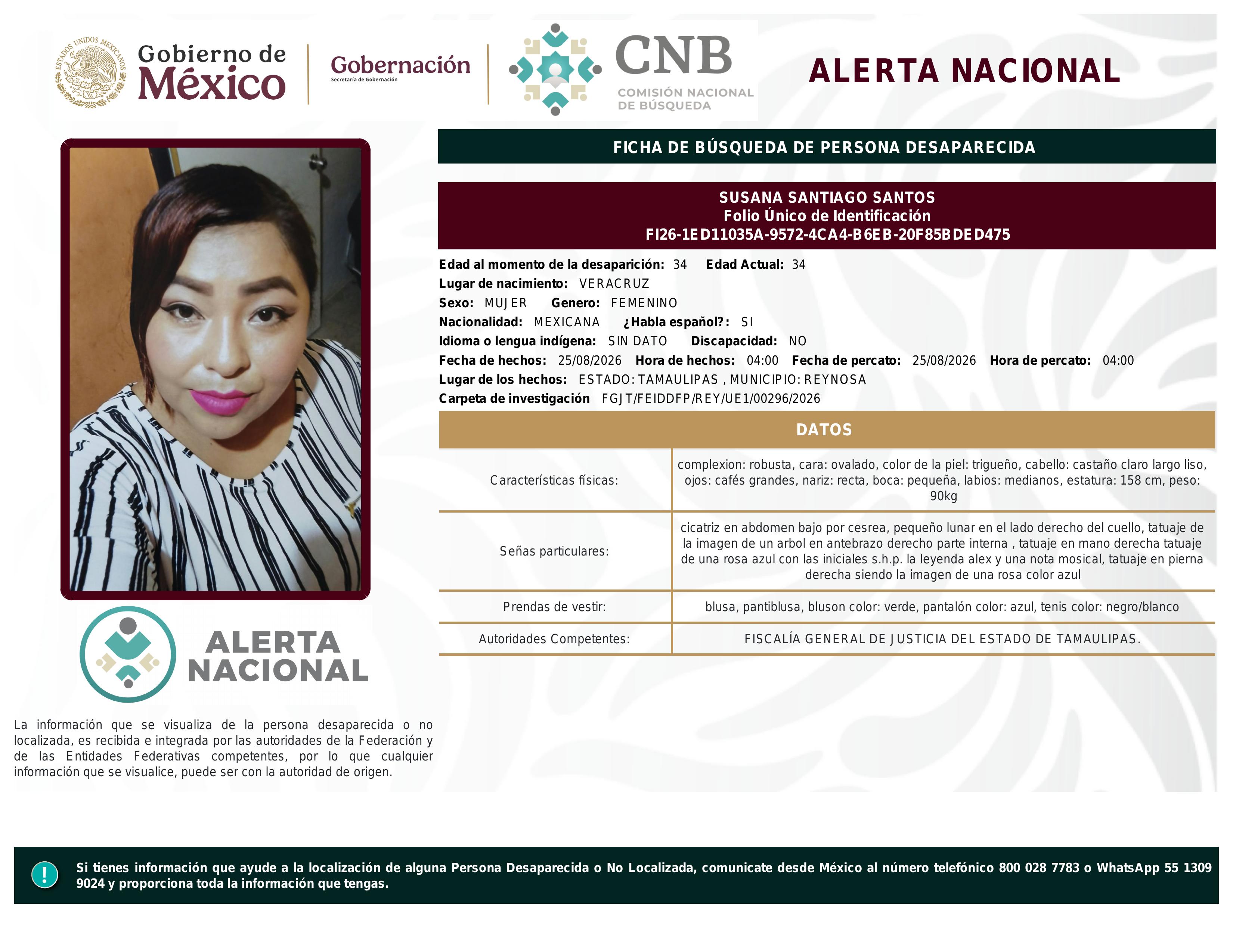 alerta nacional