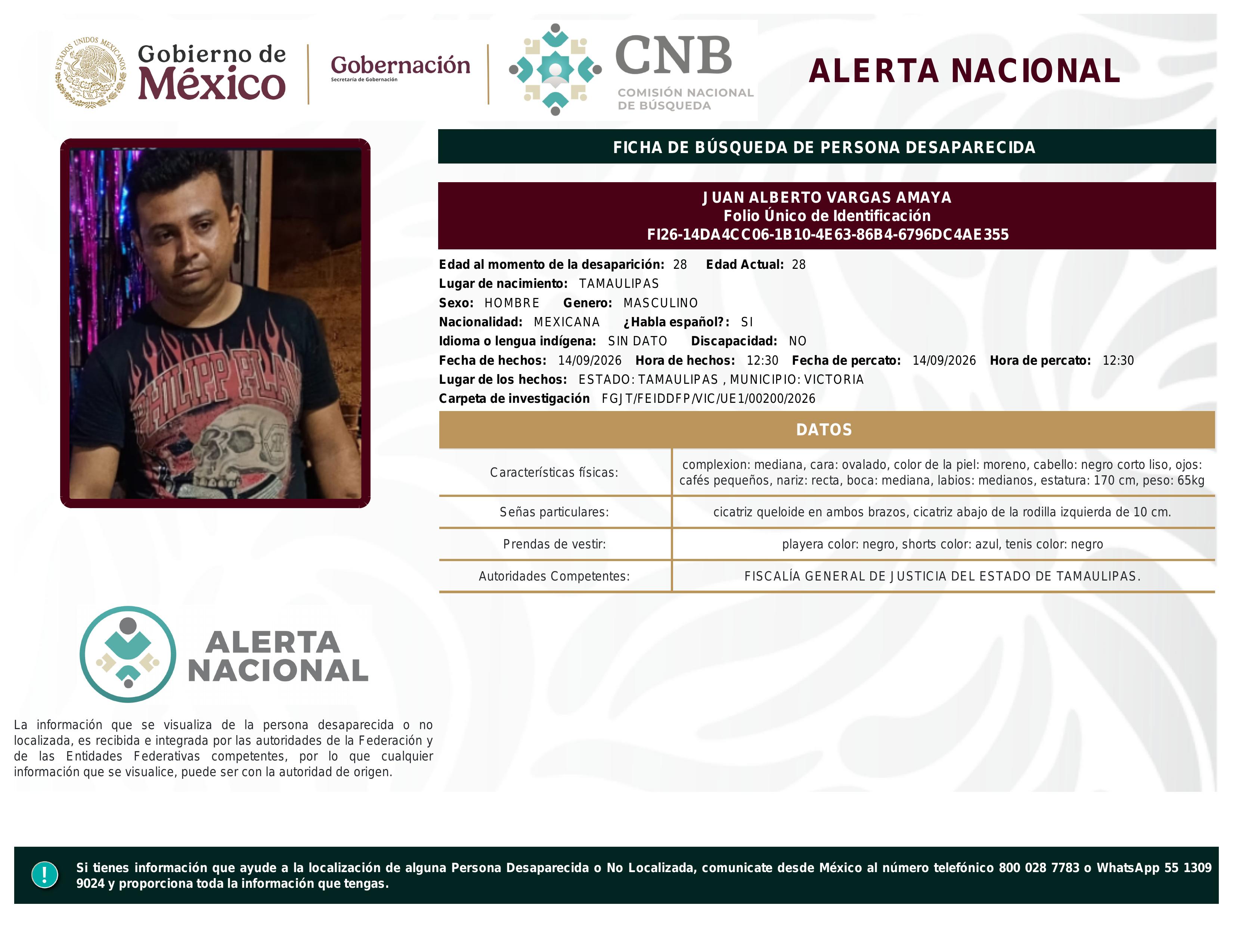alerta nacional