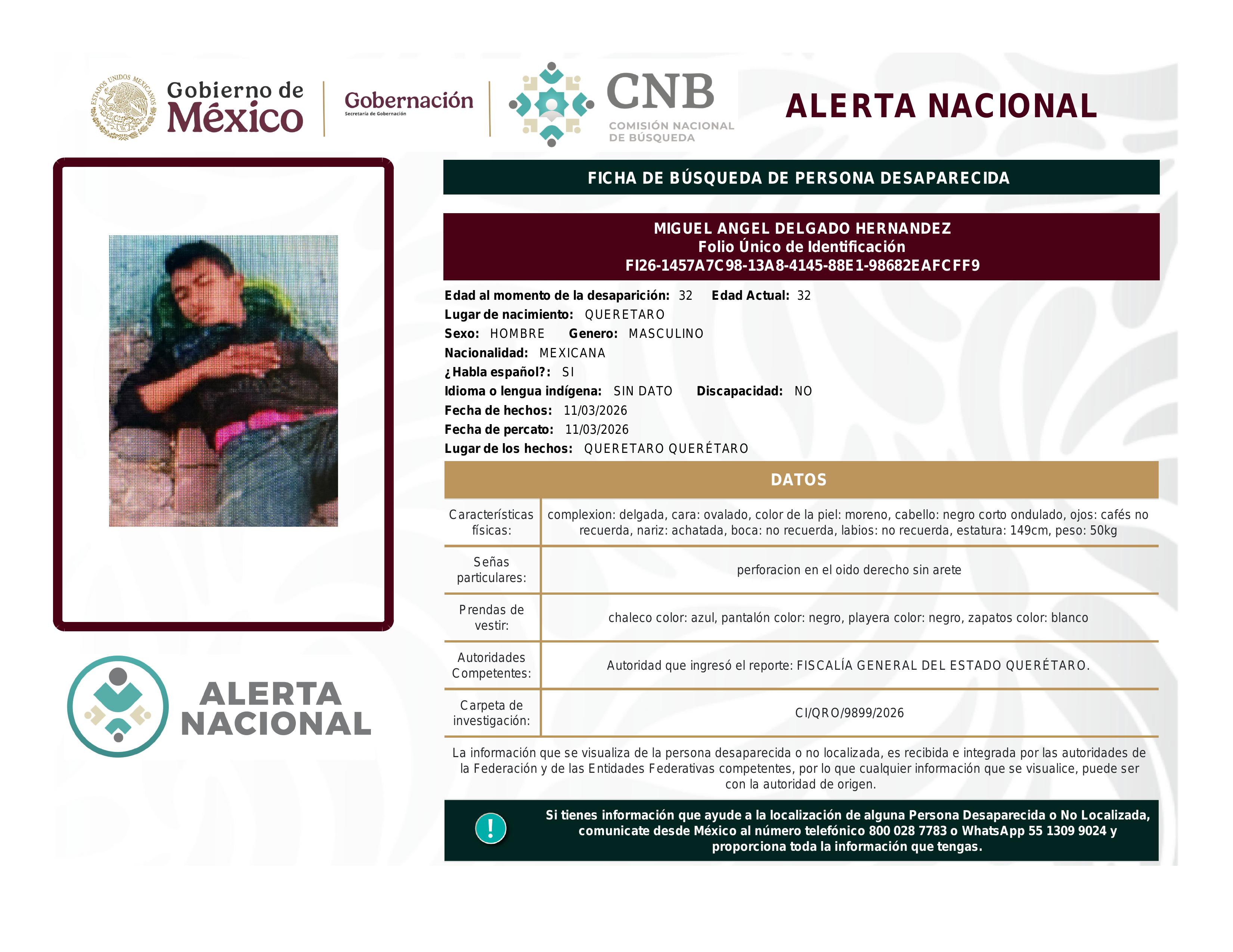alerta nacional
