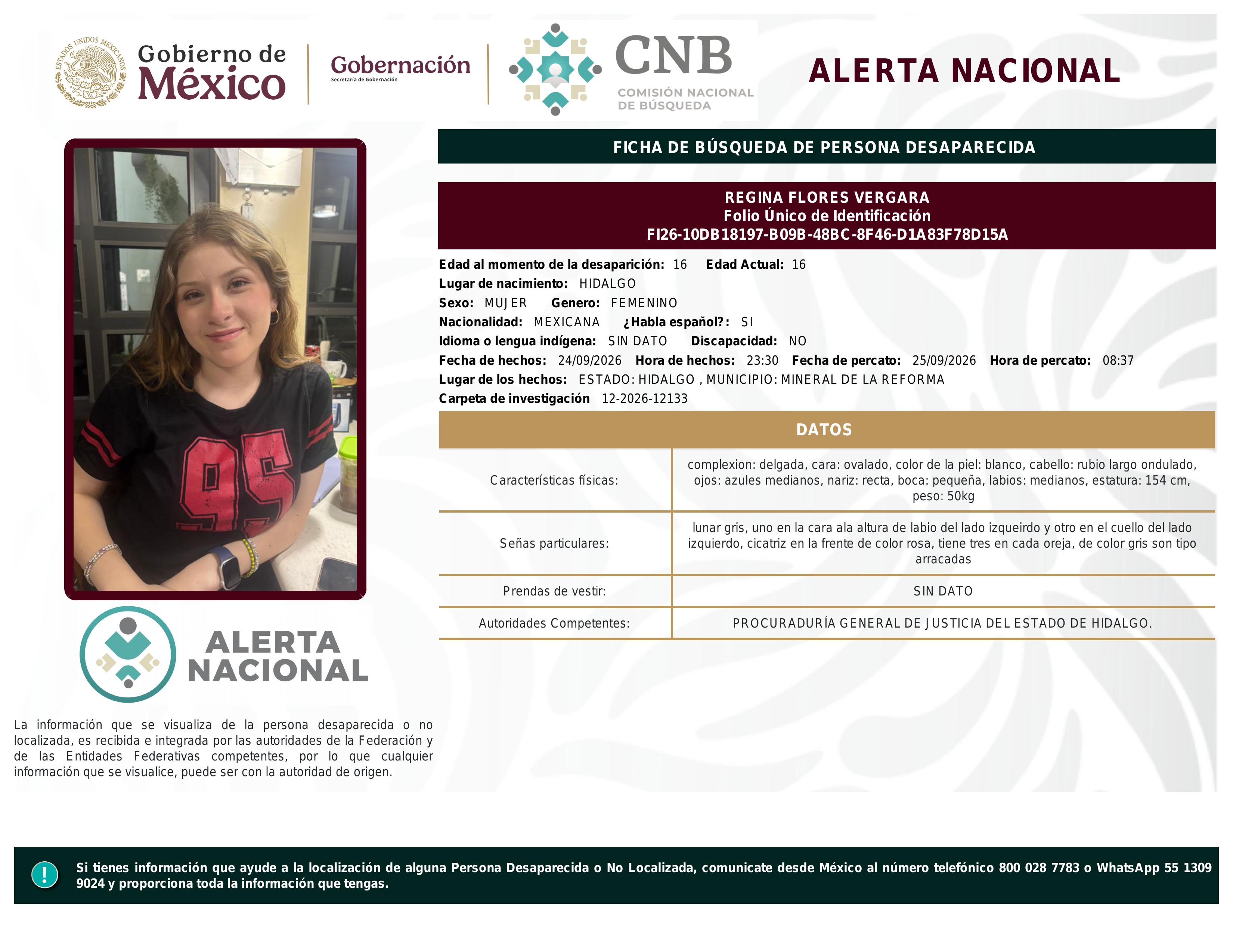 alerta nacional