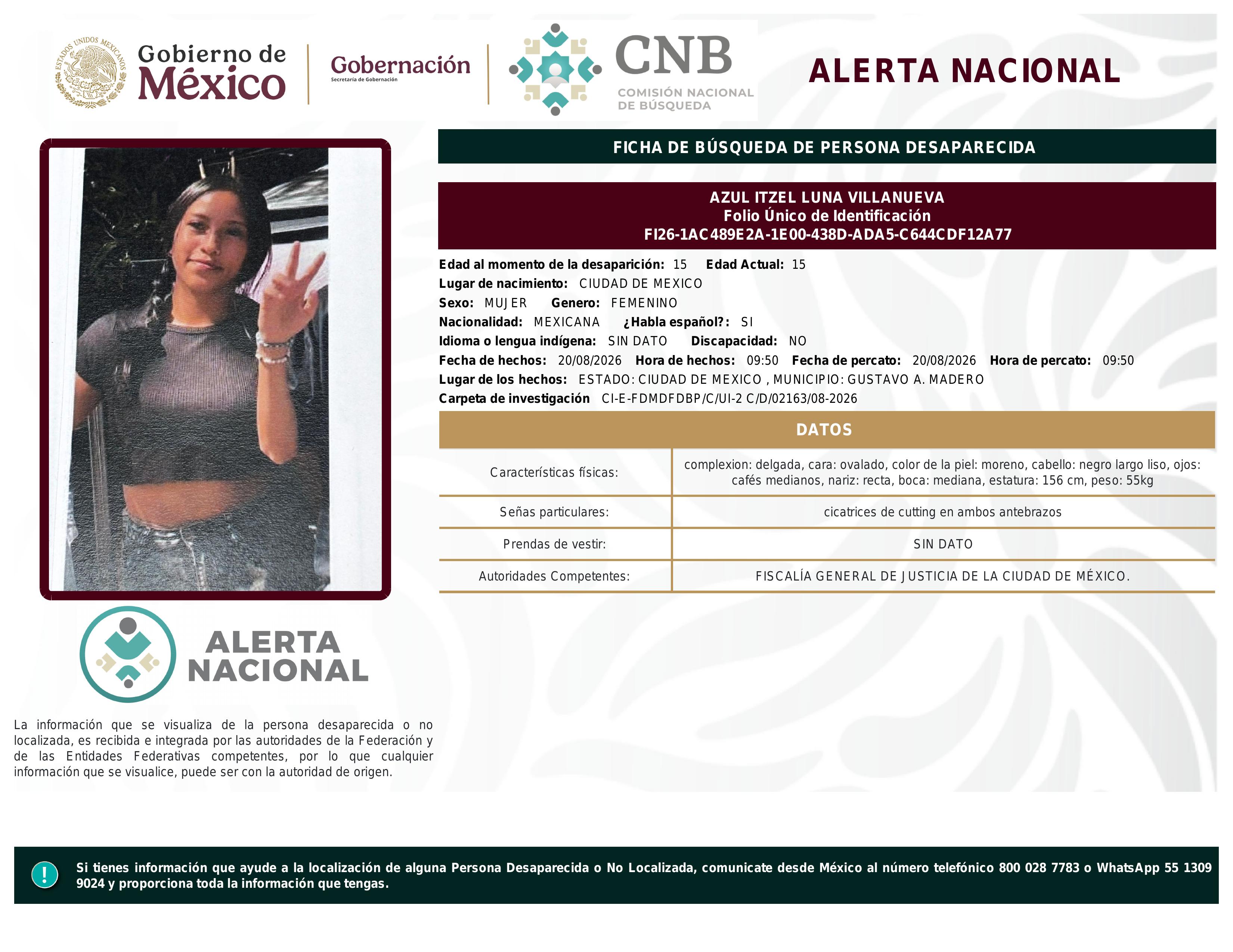 alerta nacional