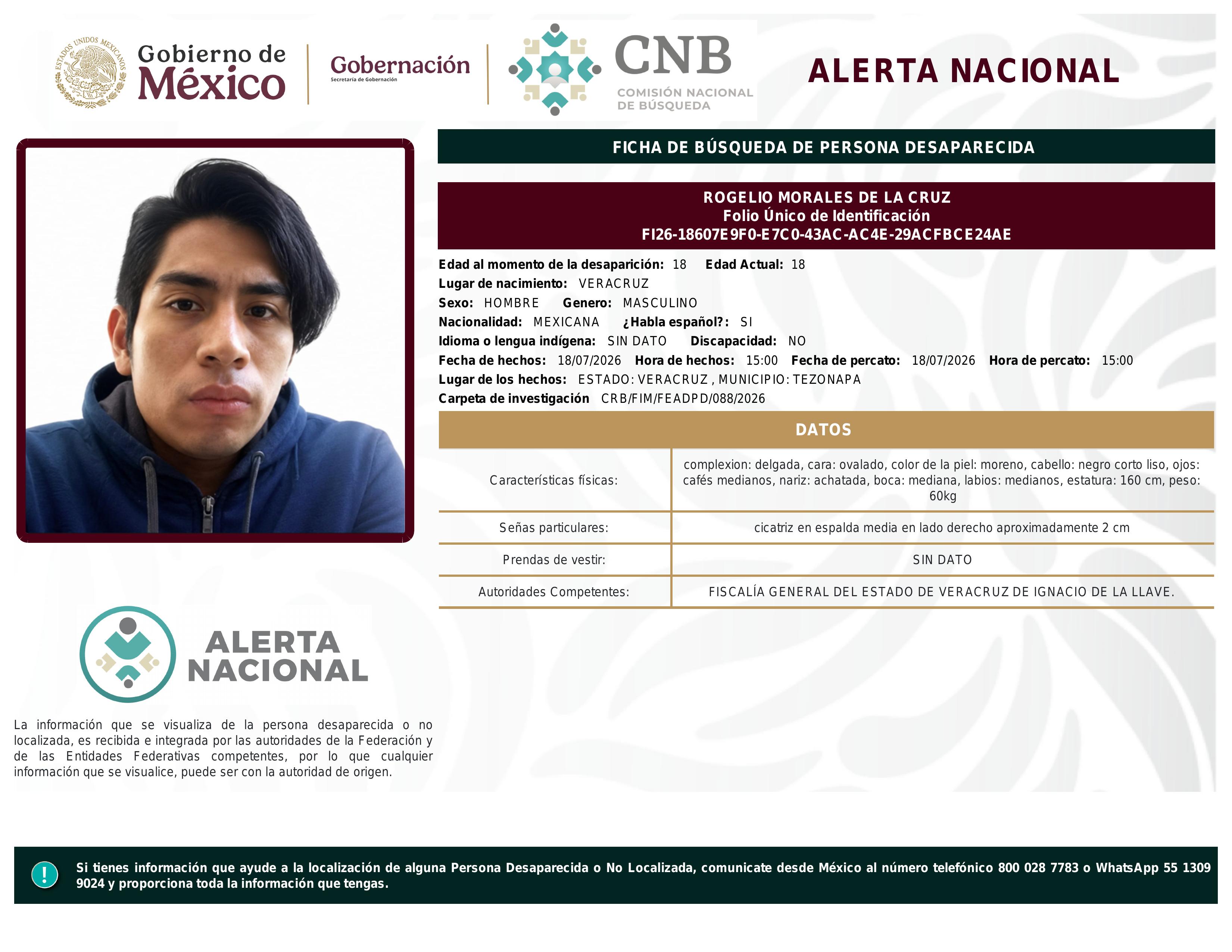 alerta nacional
