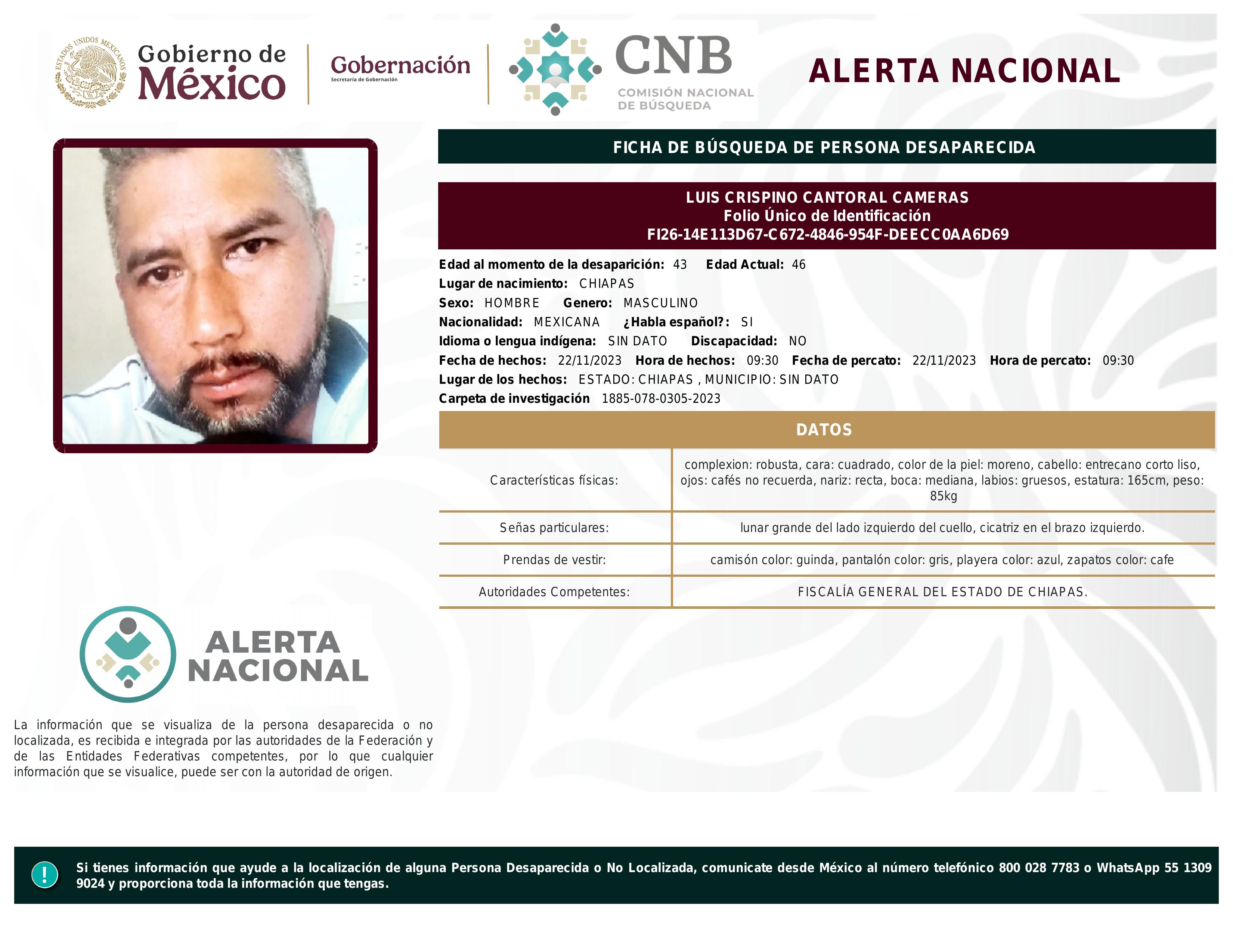 alerta nacional