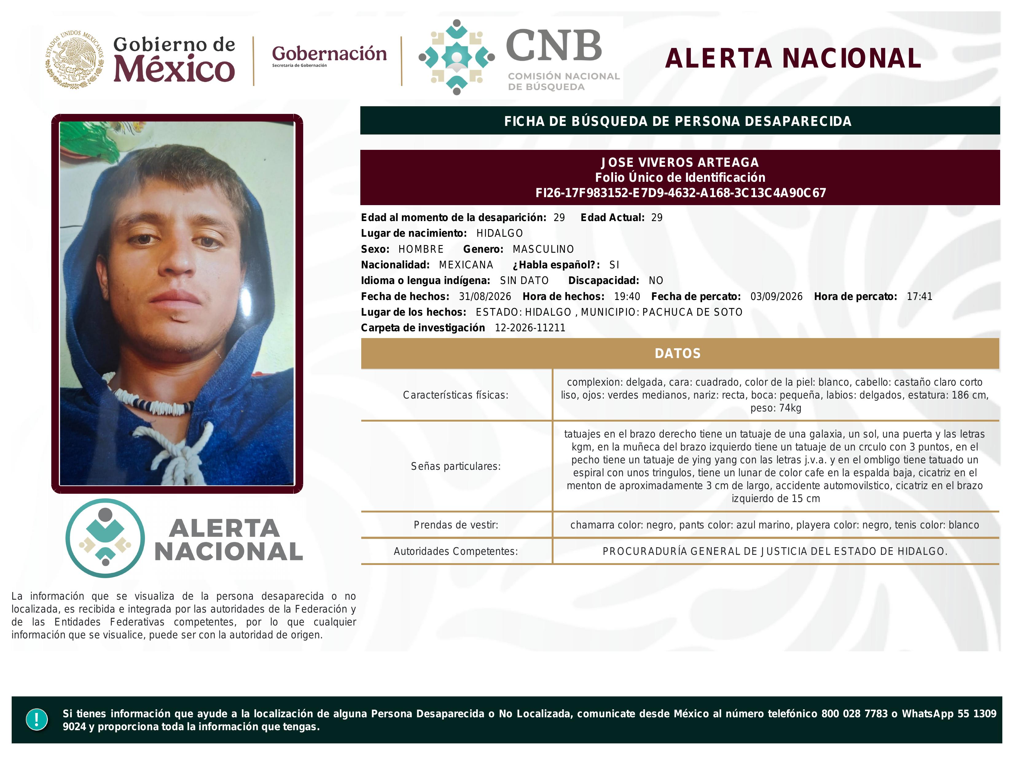 alerta nacional