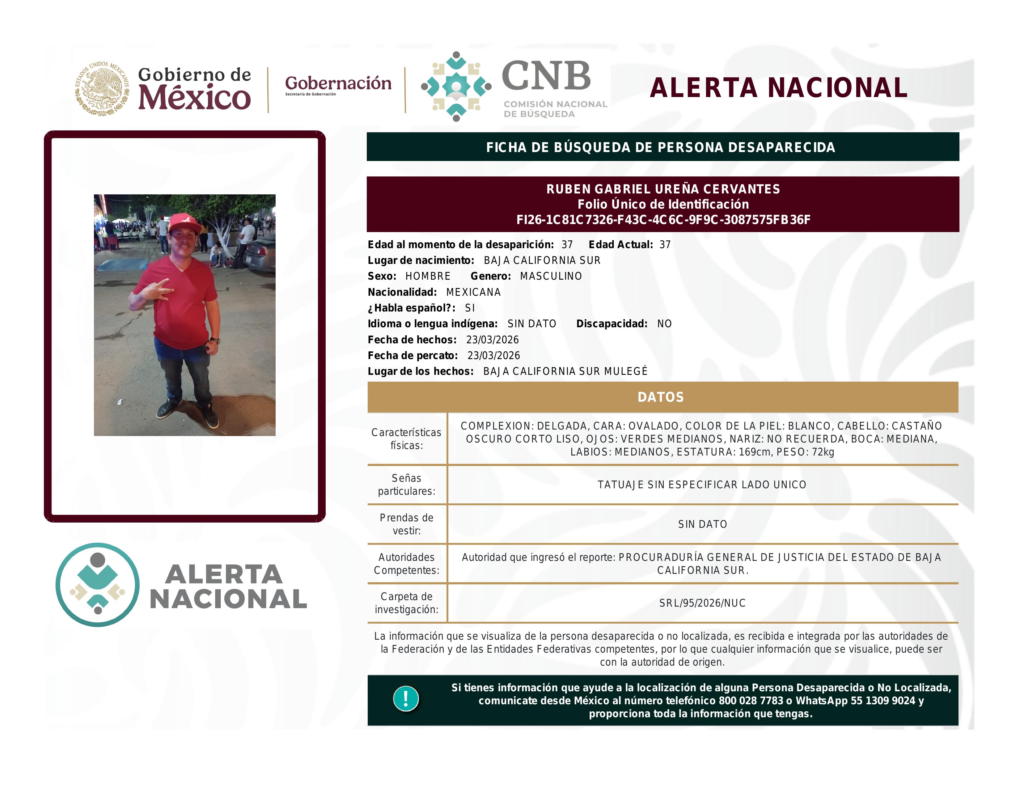 alerta nacional