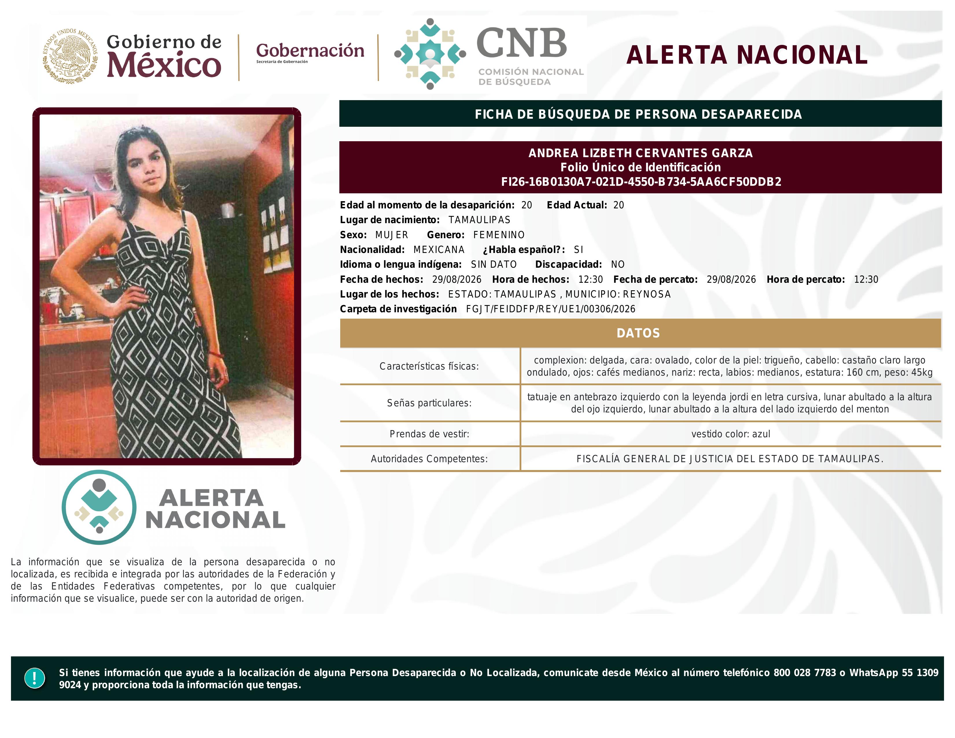 alerta nacional