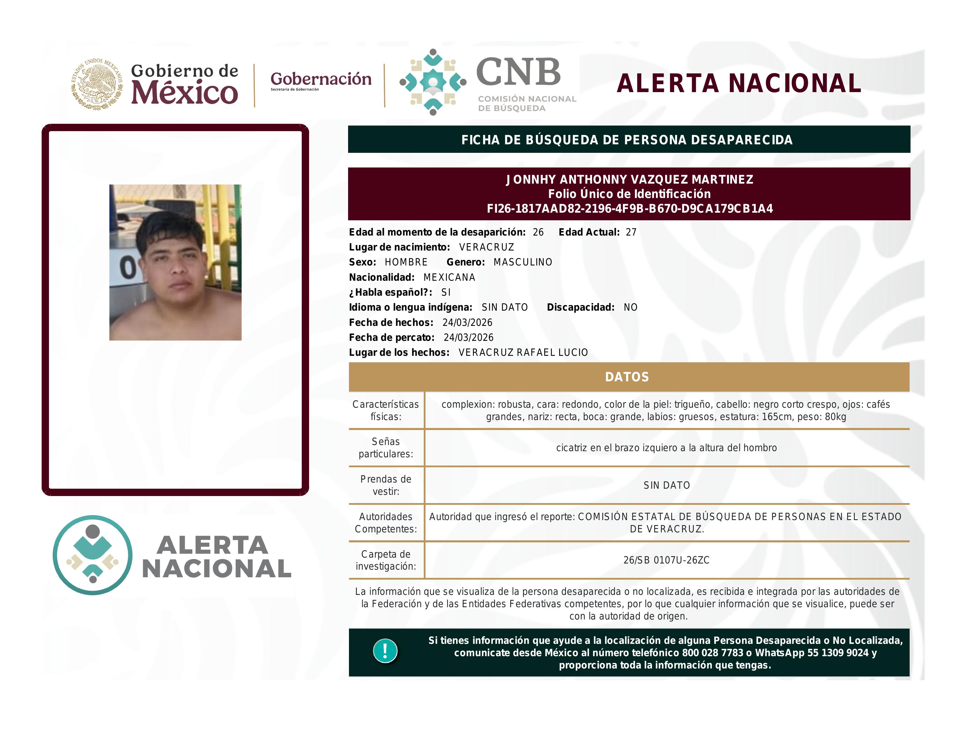 alerta nacional