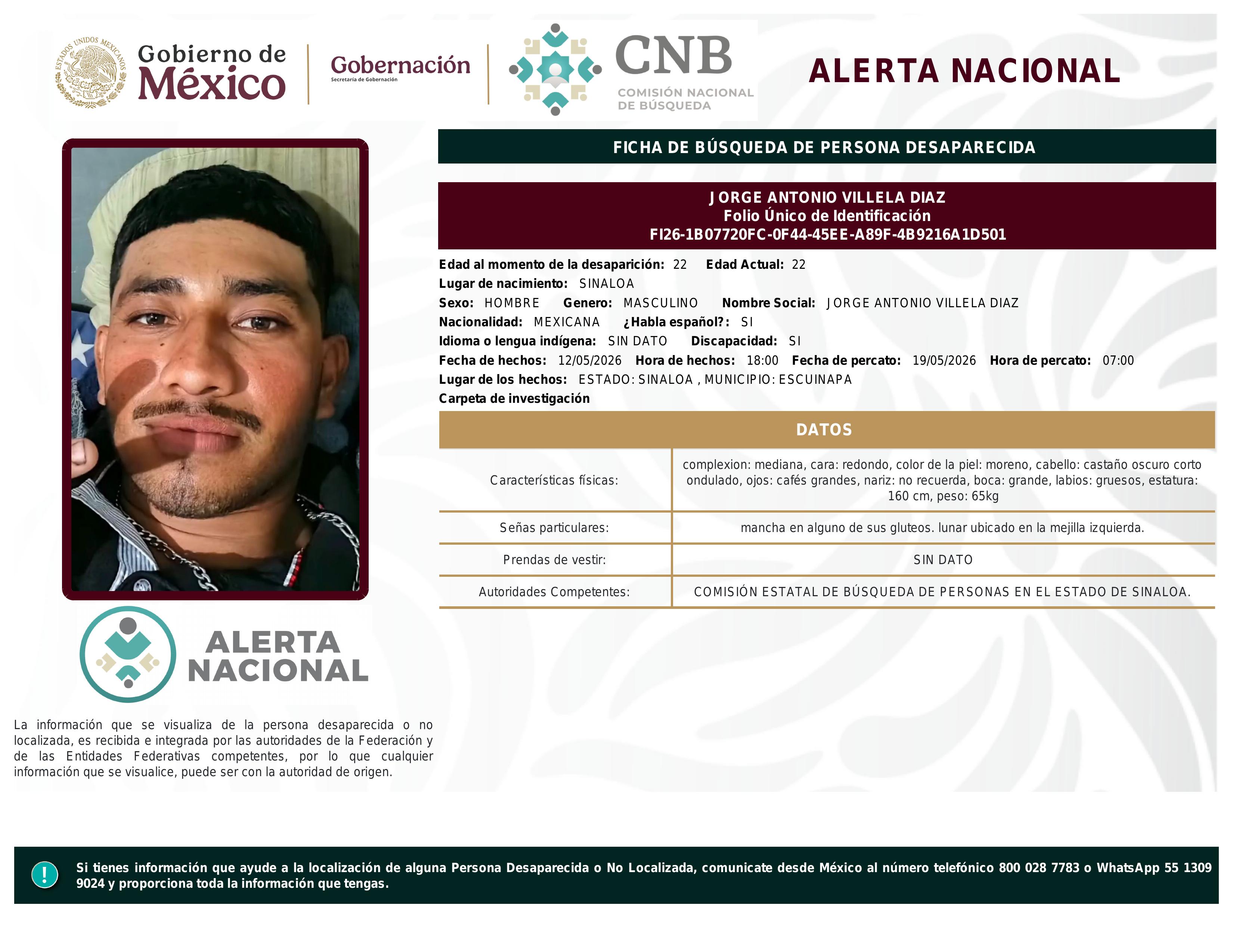 alerta nacional