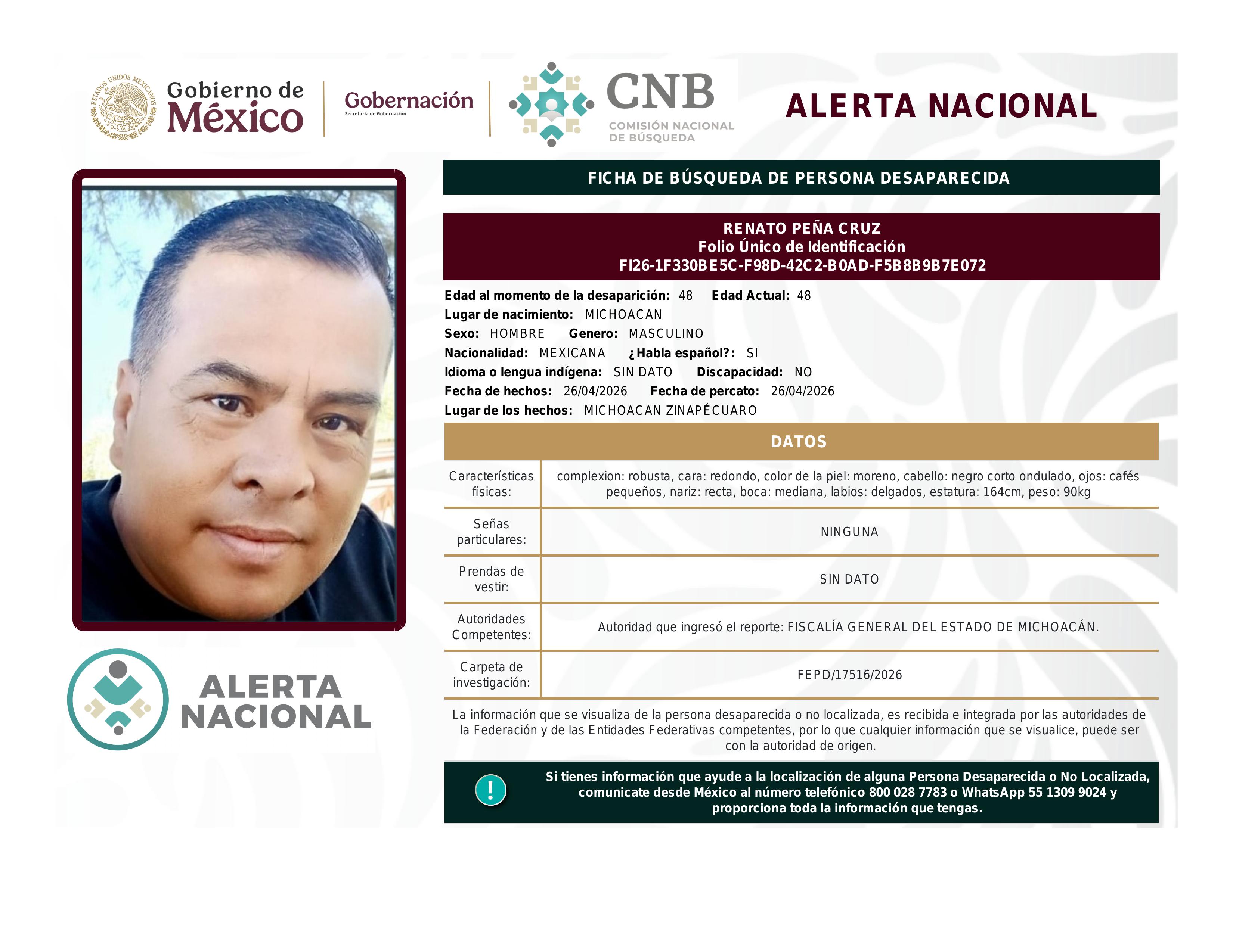 alerta nacional