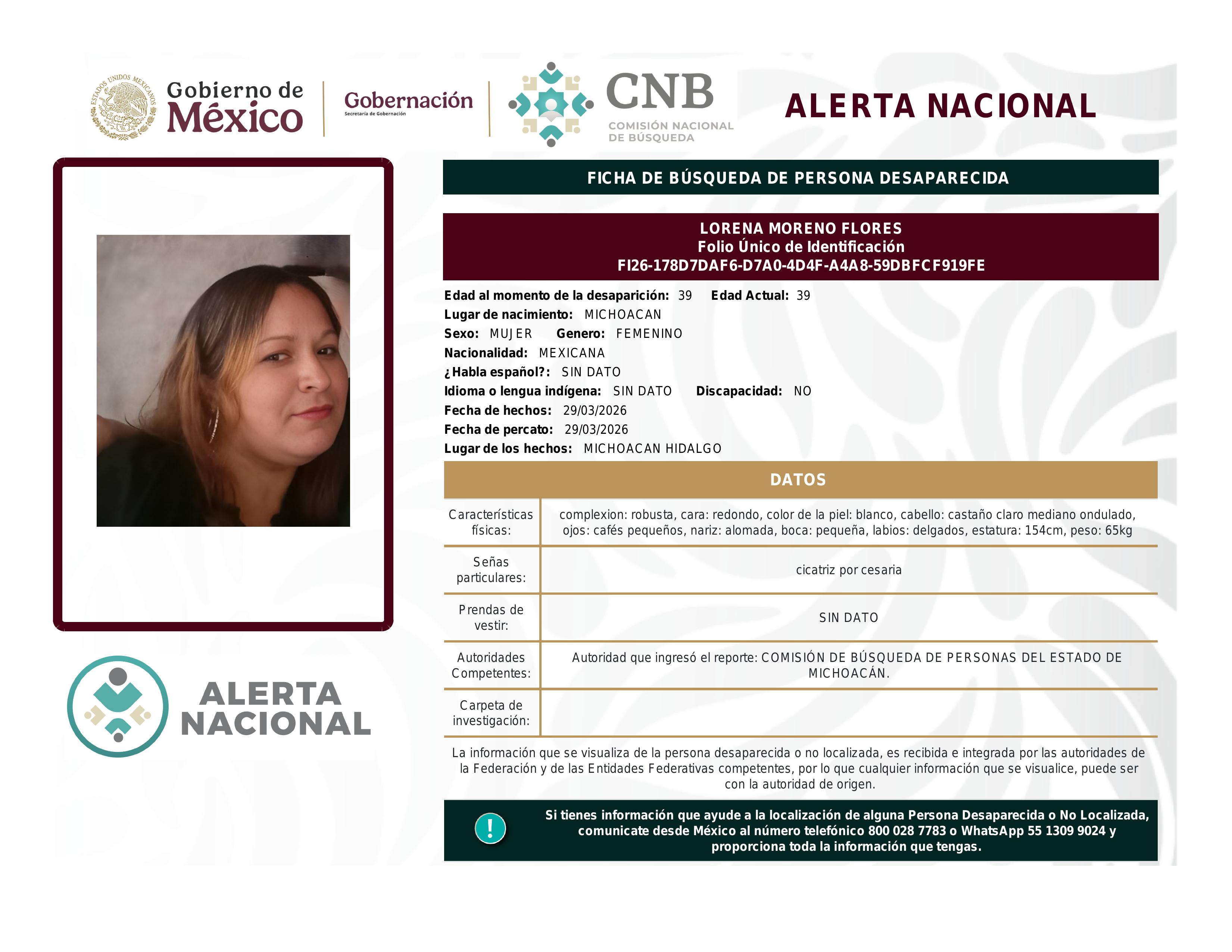 alerta nacional