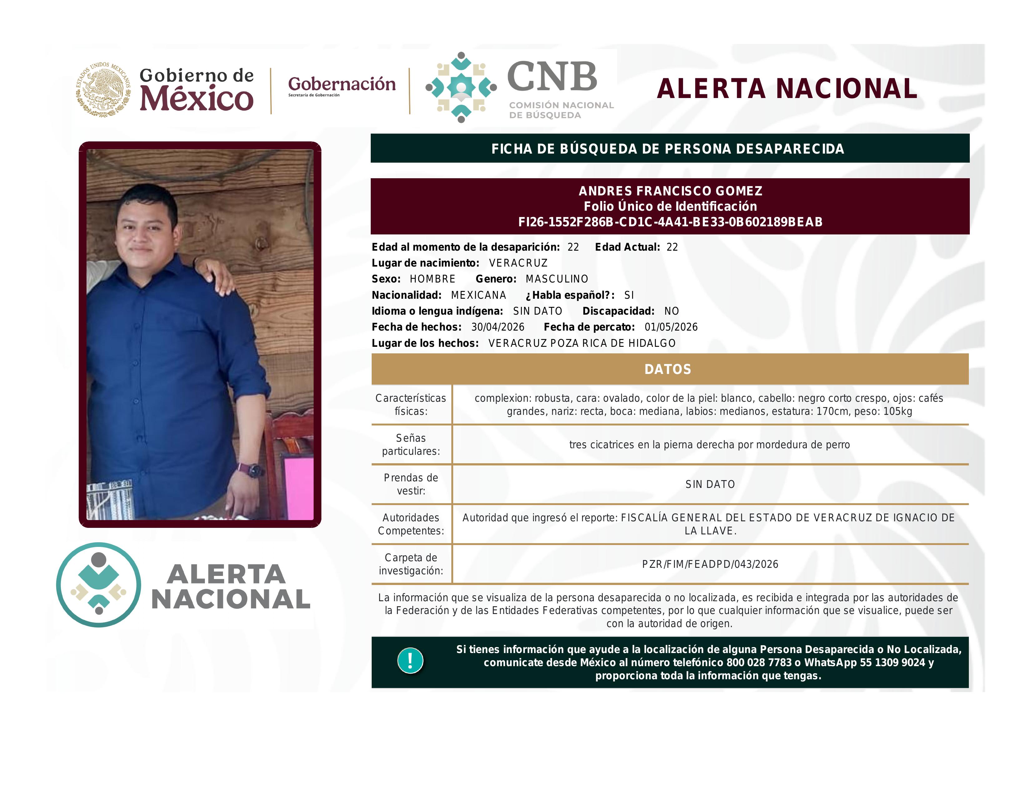 alerta nacional