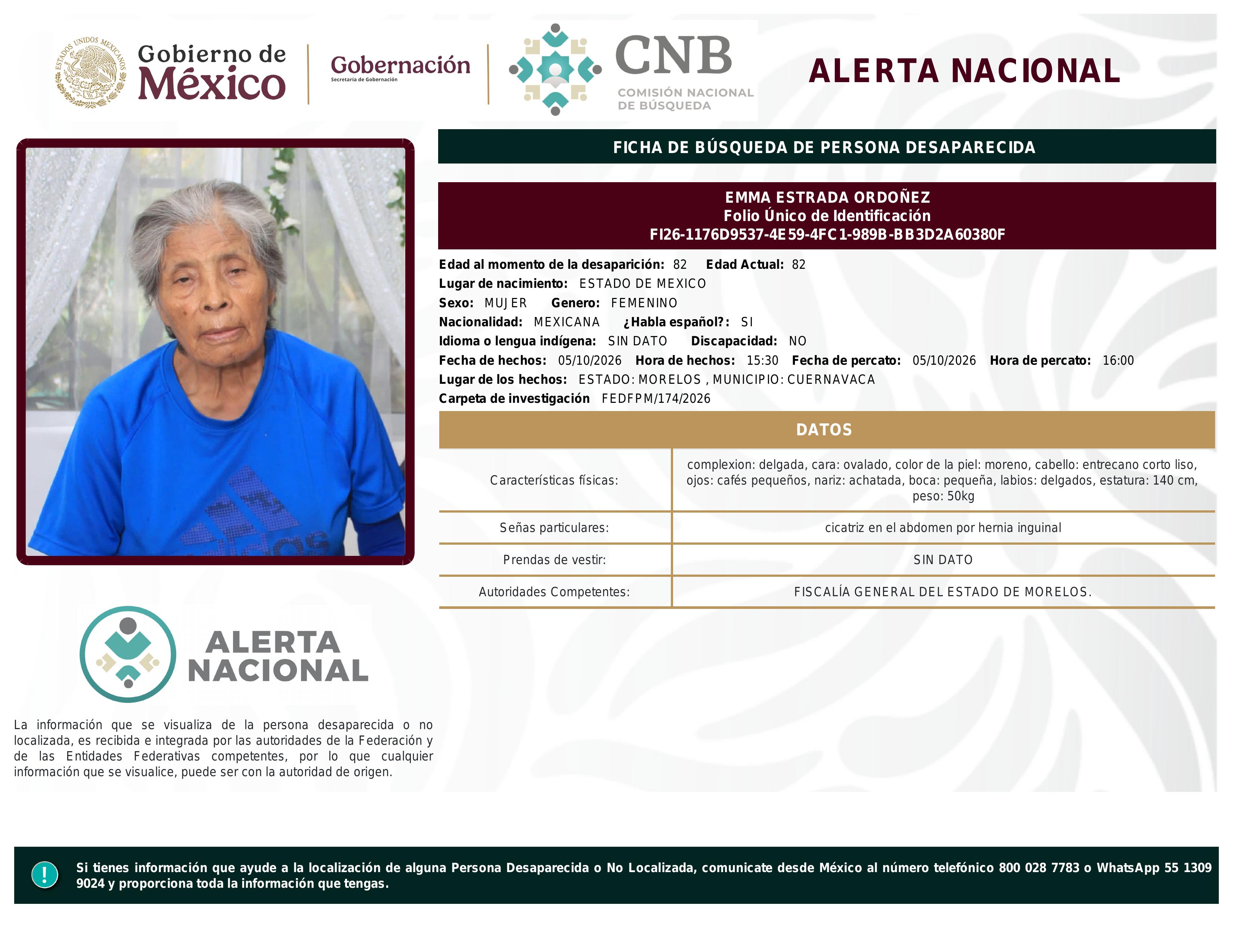 alerta nacional