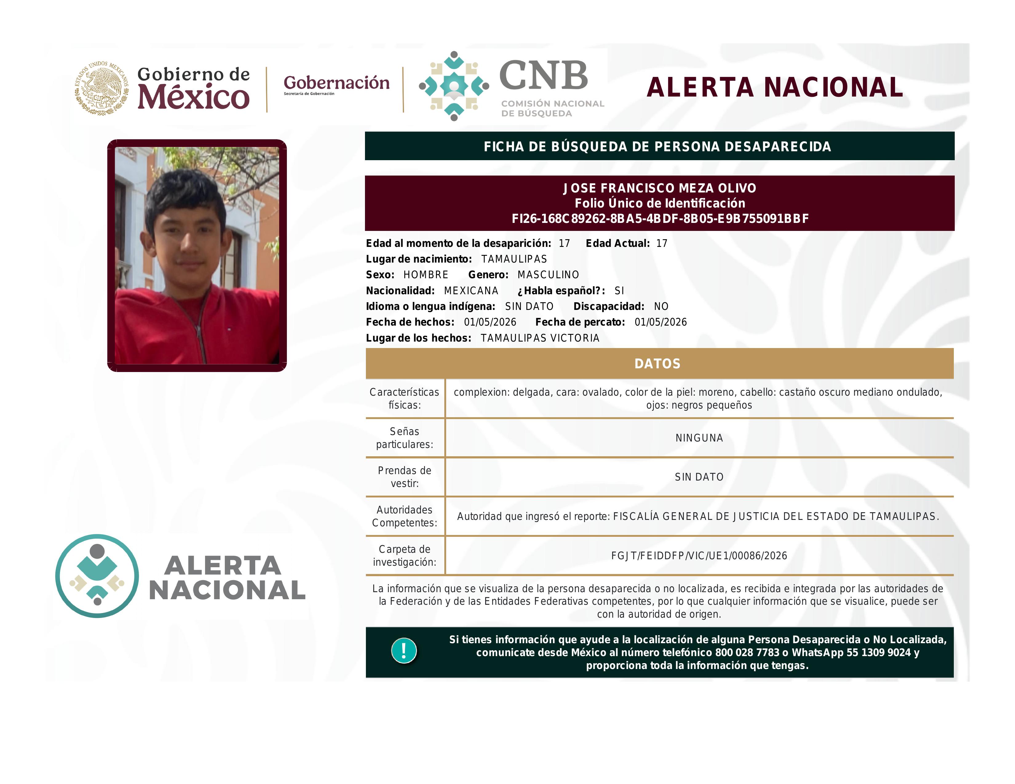 alerta nacional