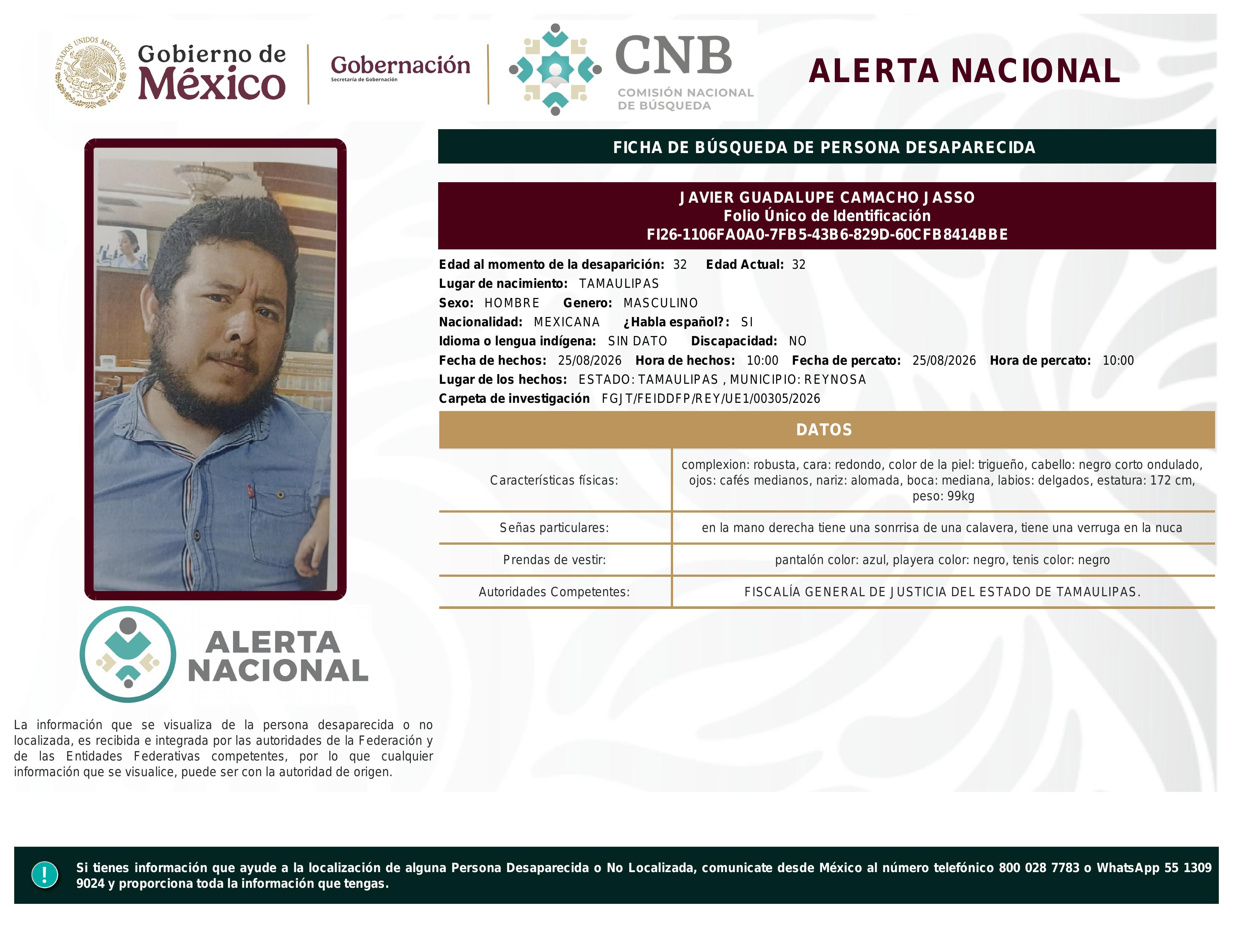 alerta nacional