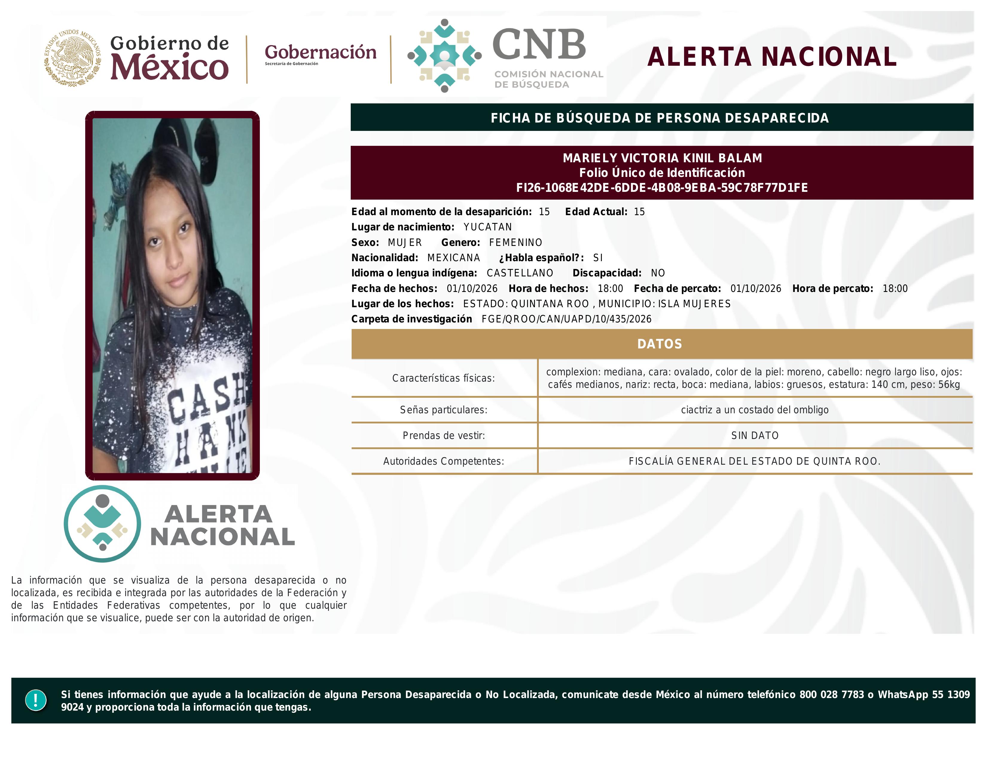 alerta nacional