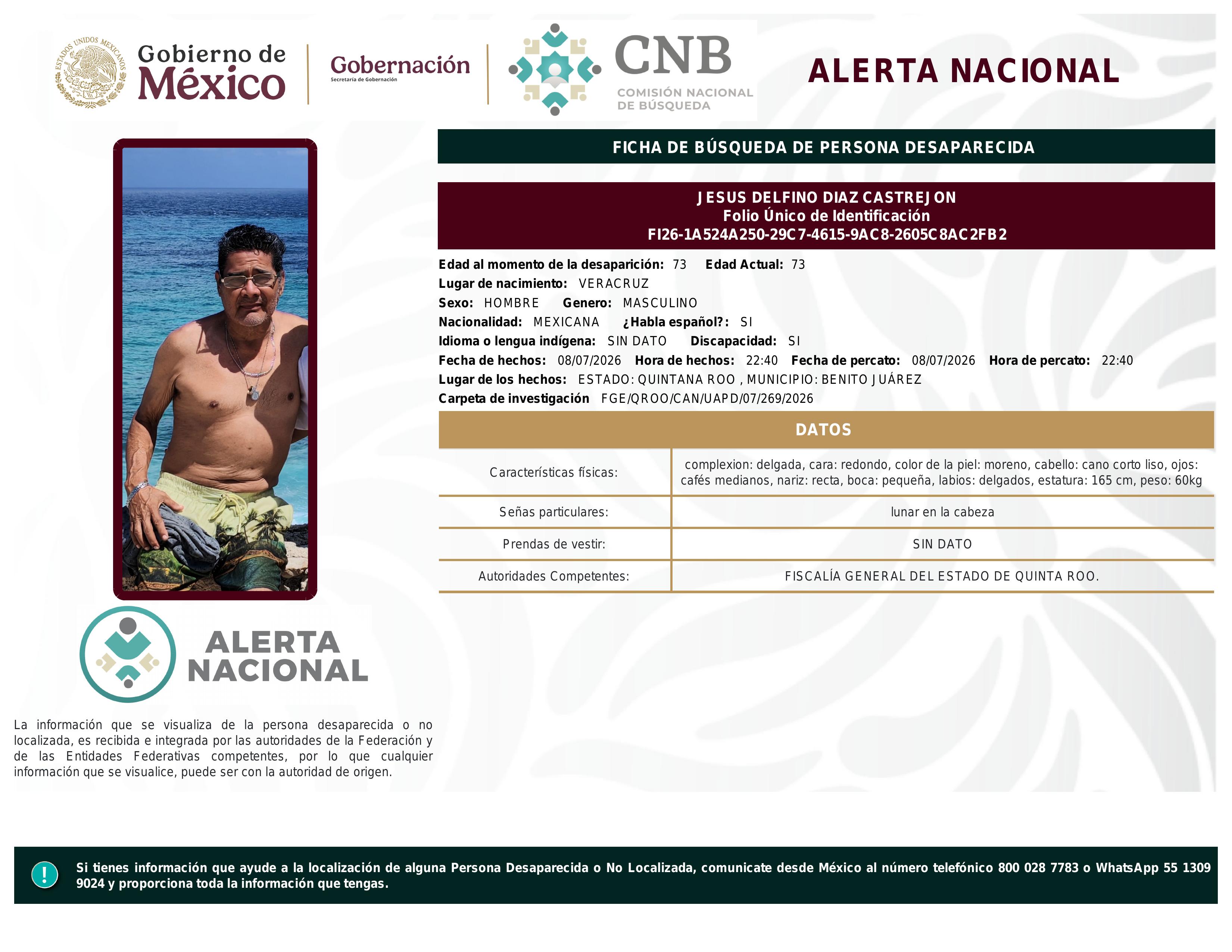 alerta nacional