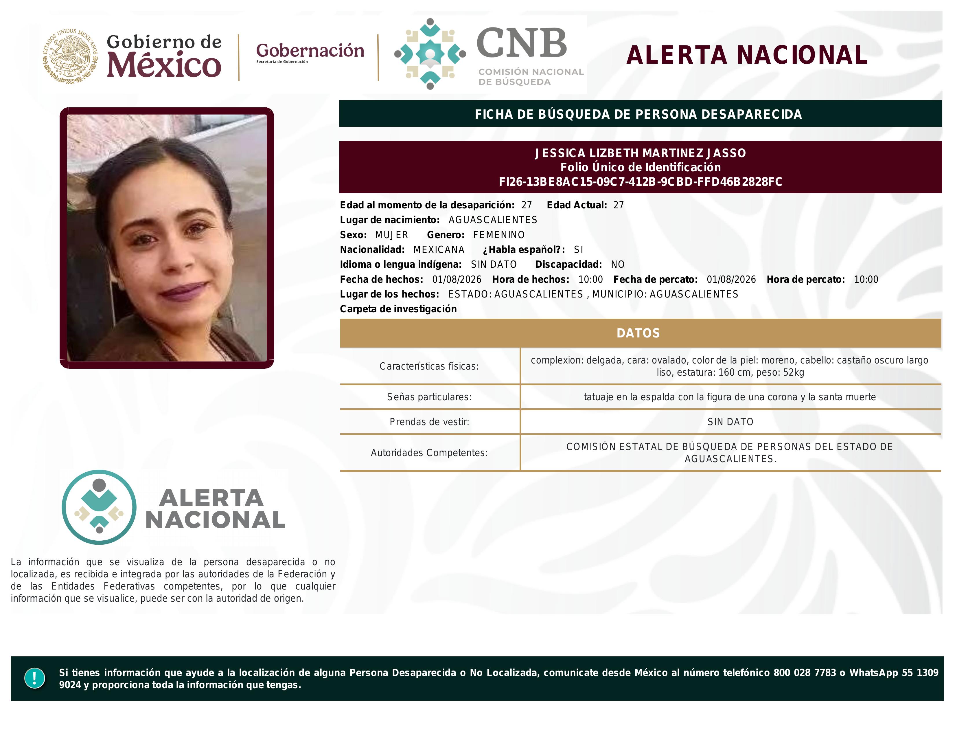 alerta nacional