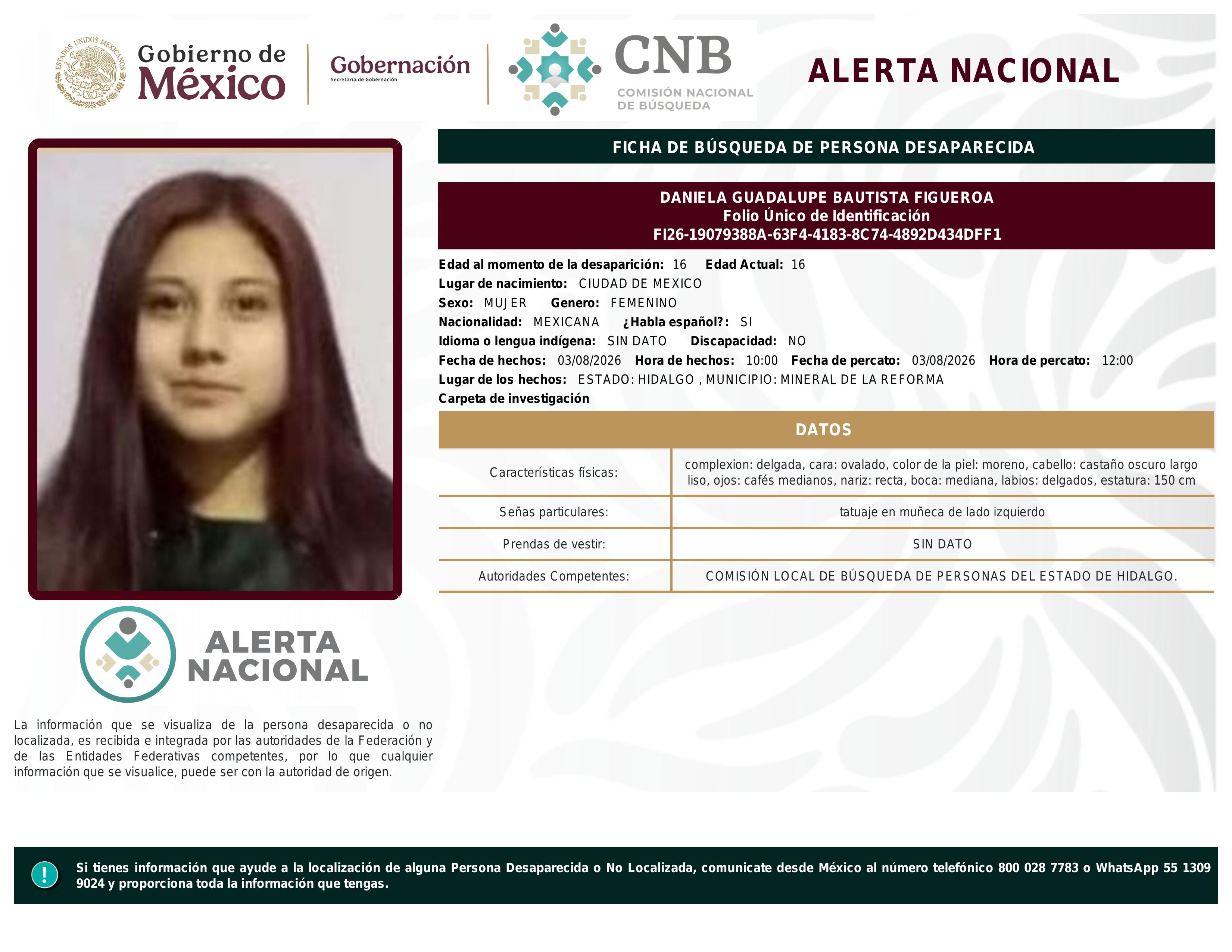 alerta nacional